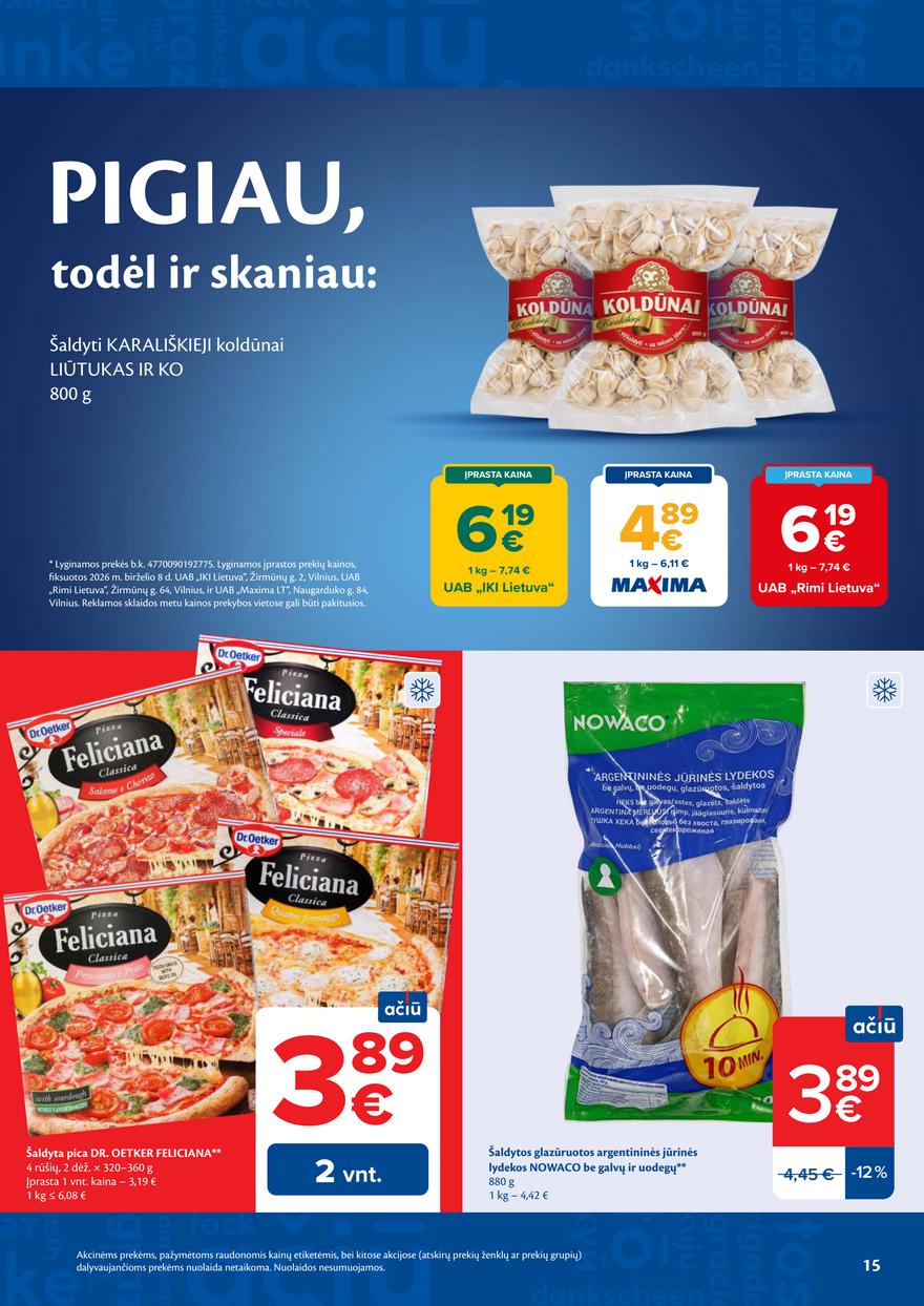 Maxima leidinys akcijos nuo 
  2026-06-16 iki 
  2026-06-22 | Leidinukas.lt puslapis 15