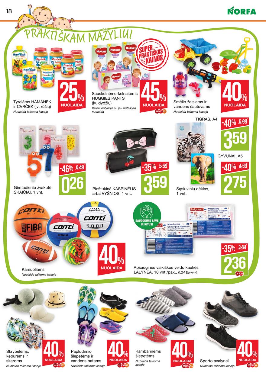 Norfos kaininis leidinys akcijos nuo 
  2021-07-01 iki 
  2021-07-14 | Leidinukas.lt puslapis 18