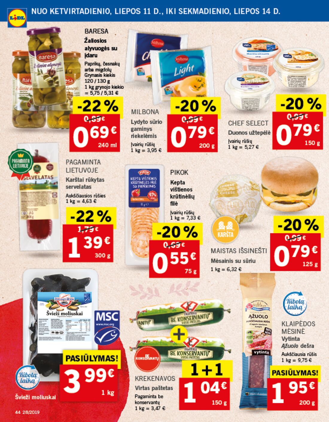 Lidl savaitinis leidinys akcijos nuo 
  2019-07-08 iki 
  2019-07-14 | Leidinukas.lt puslapis 44