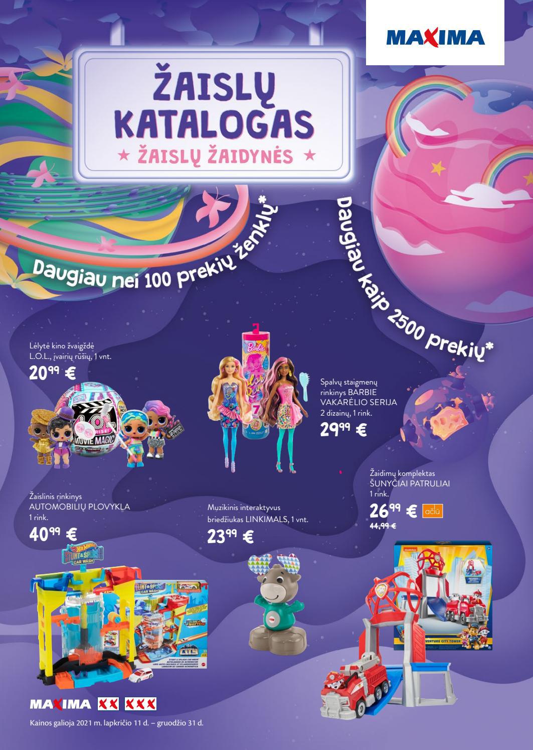 Maxima kaininis leidinys akcijos nuo 
  2021-11-11 iki 
  2021-12-31 | Leidinukas.lt puslapis 1
