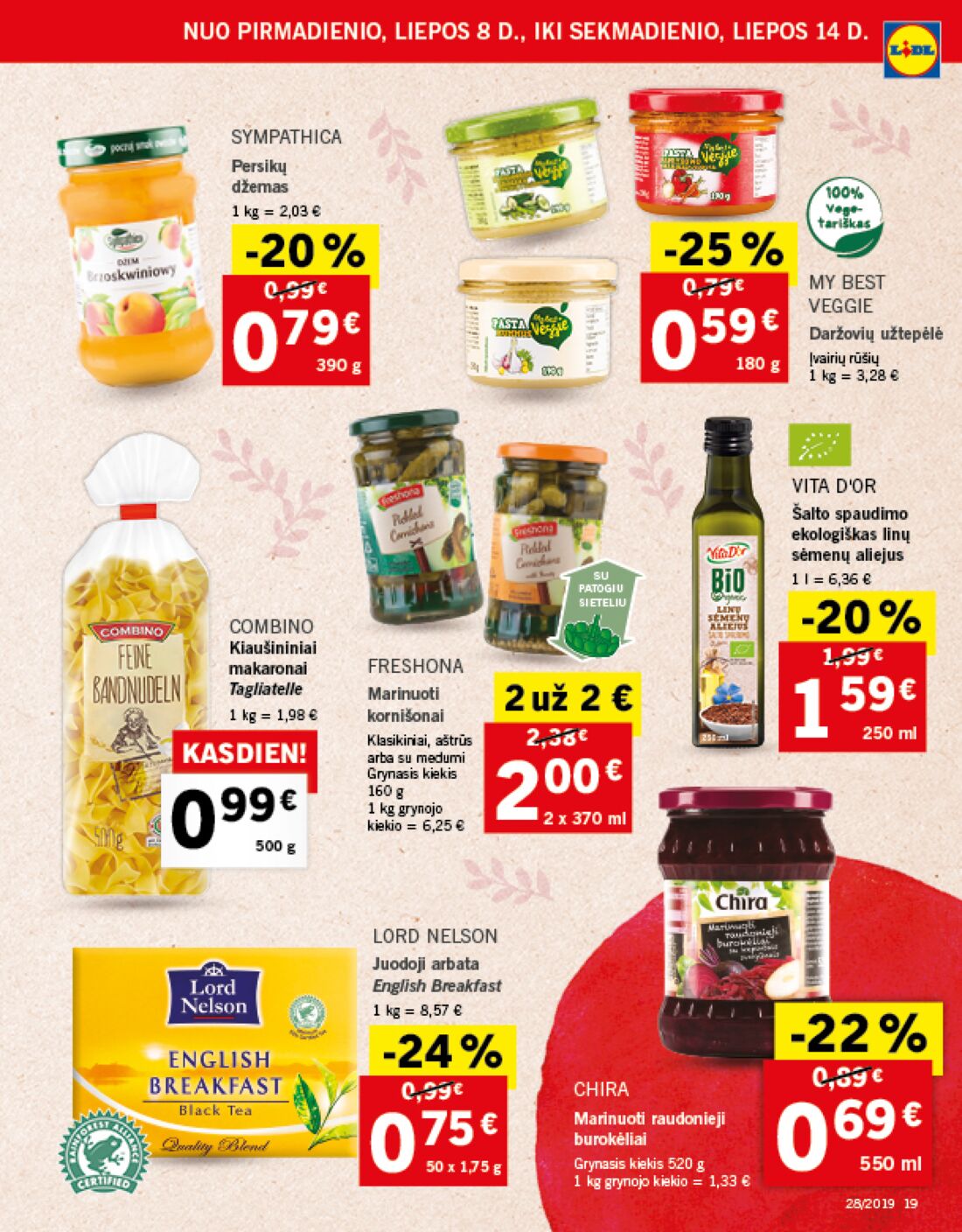 Lidl savaitinis leidinys akcijos nuo 
  2019-07-08 iki 
  2019-07-14 | Leidinukas.lt puslapis 19