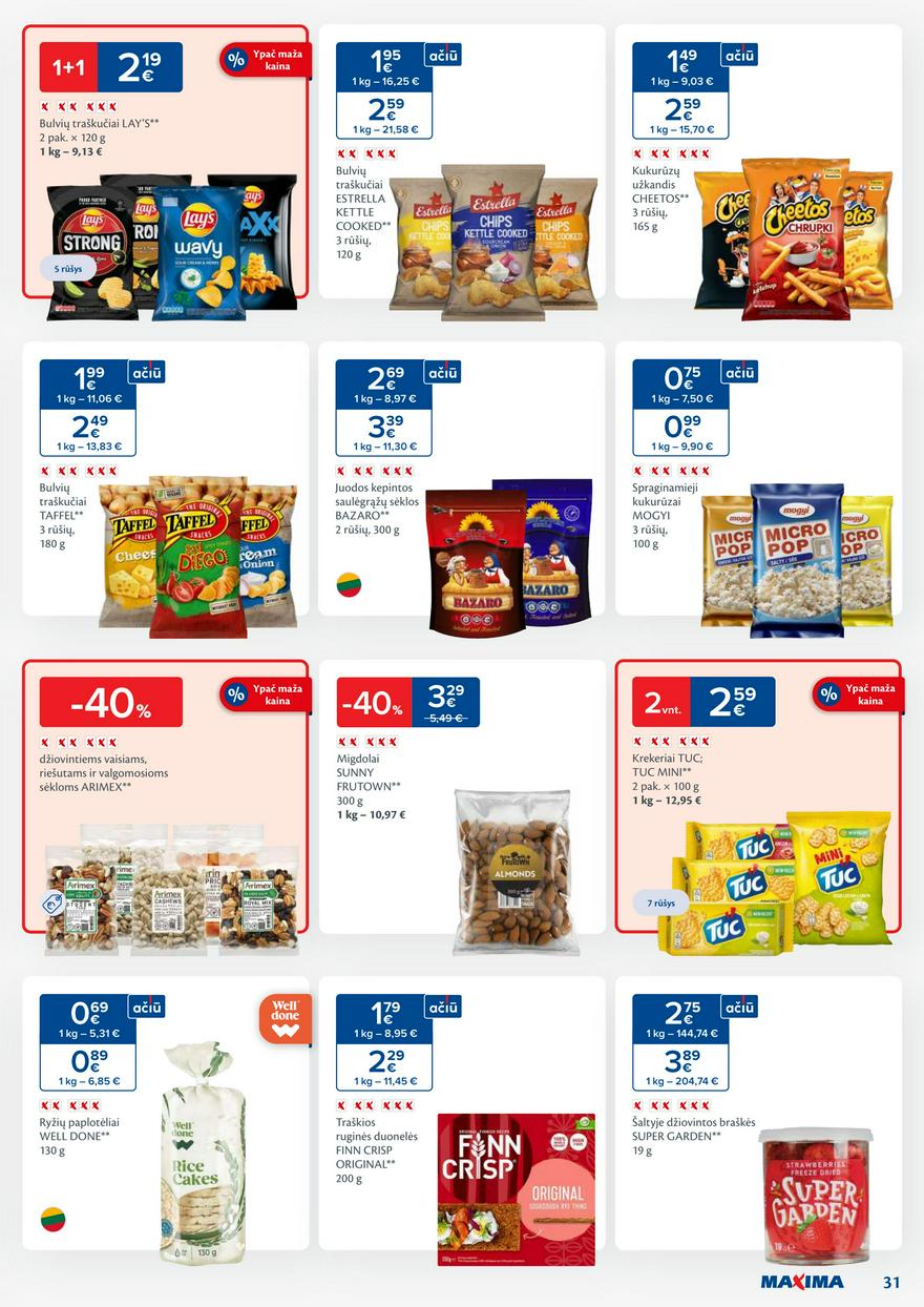 Maxima leidinys akcijos nuo 
  2024-03-26 iki 
  2024-04-01 | Leidinukas.lt puslapis 31