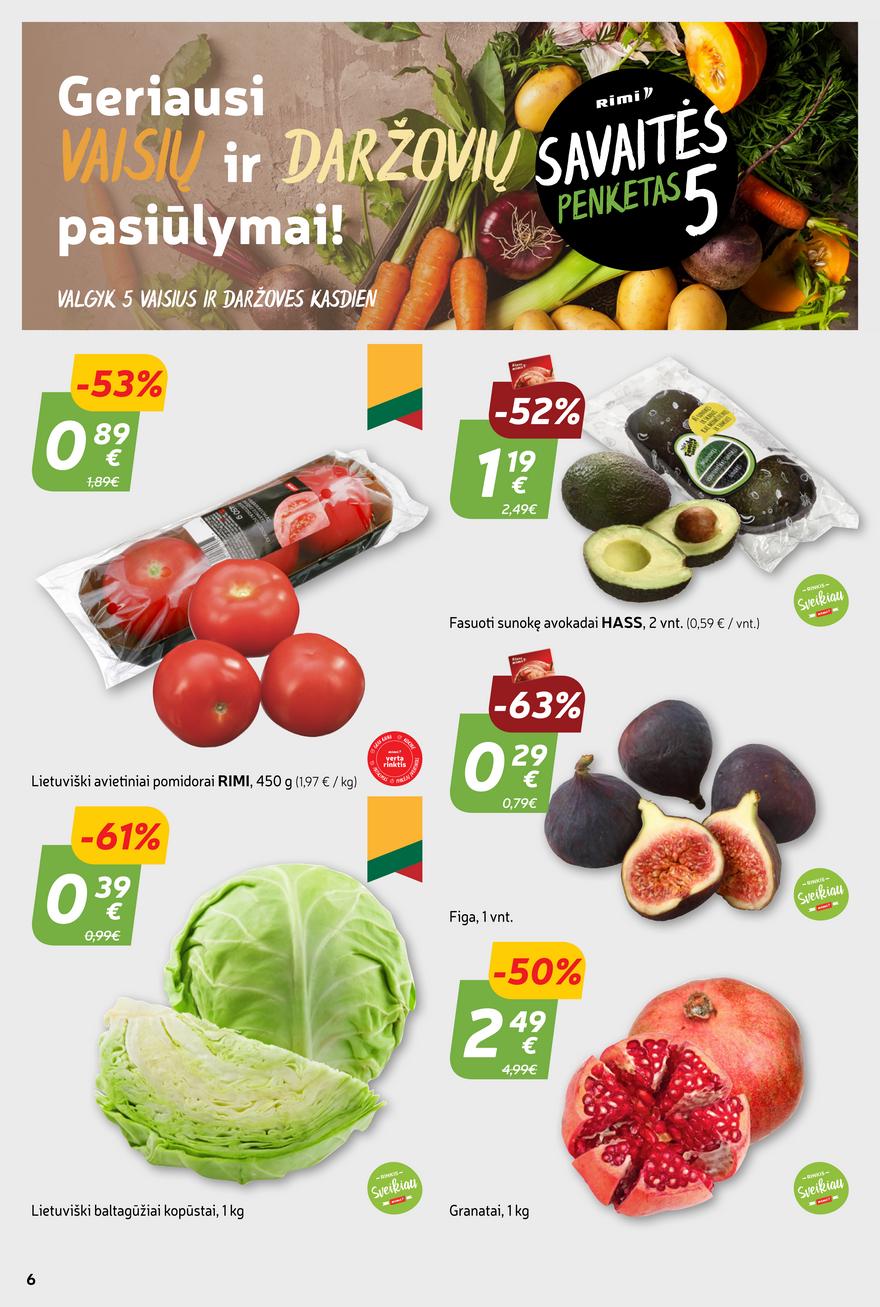 Rimi savaitinis leidinys akcijos nuo 
  2023-09-26 iki 
  2023-10-02 | Leidinukas.lt puslapis 6