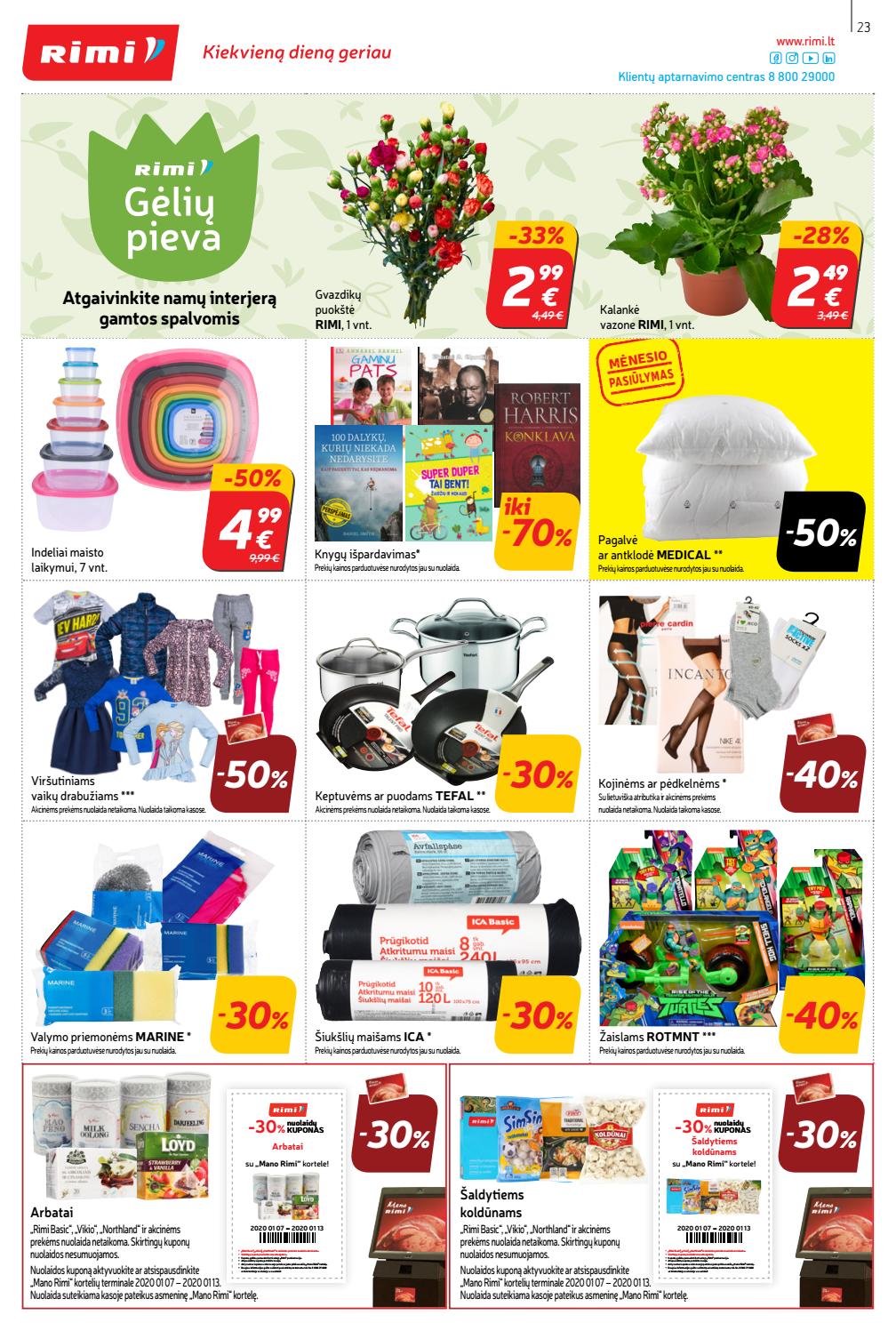 Rimi savaitinis leidinys akcijos nuo 
  2020-01-07 iki 
  2020-01-13 | Leidinukas.lt puslapis 23