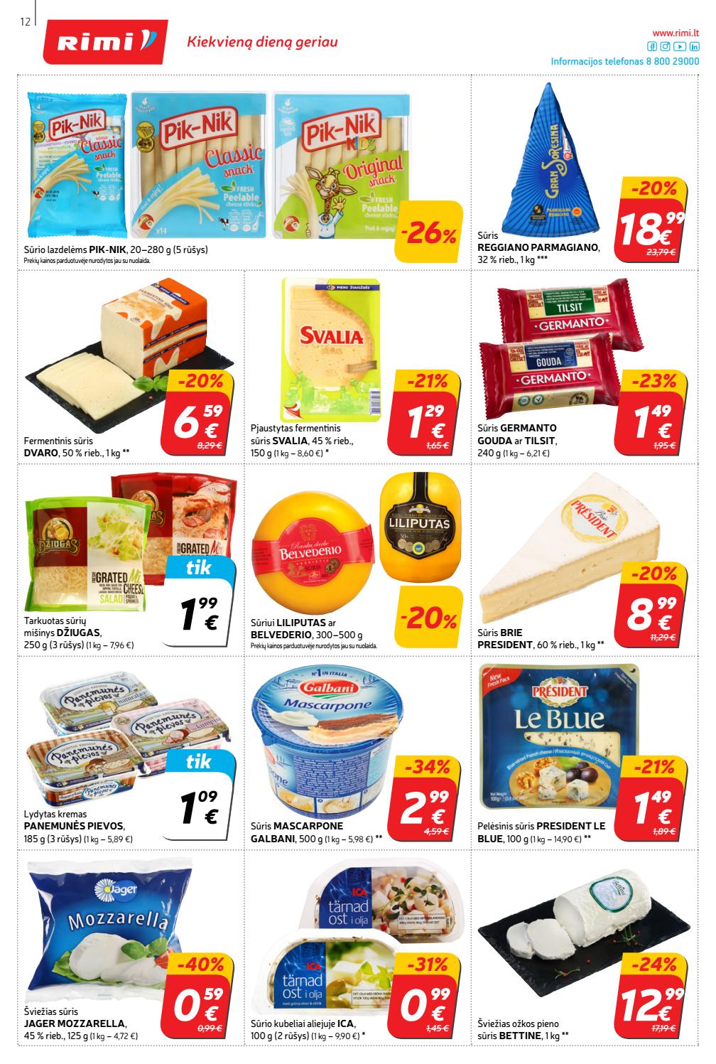 Rimi savaitinis leidinys akcijos nuo 
  2019-10-29 iki 
  2019-11-04 | Leidinukas.lt puslapis 12