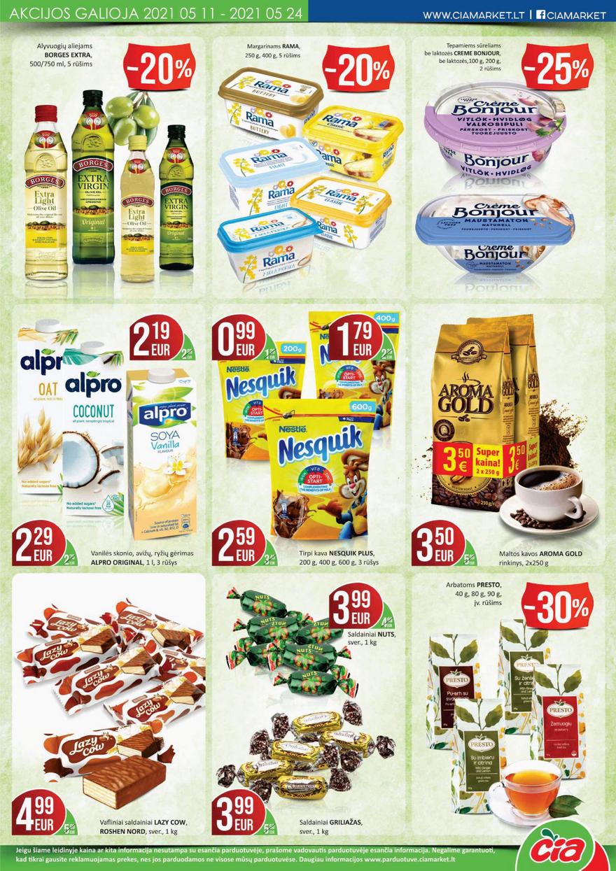 Čia market leidinys akcijos nuo 
  2021-05-11 iki 
  2021-05-24 | Leidinukas.lt puslapis 8