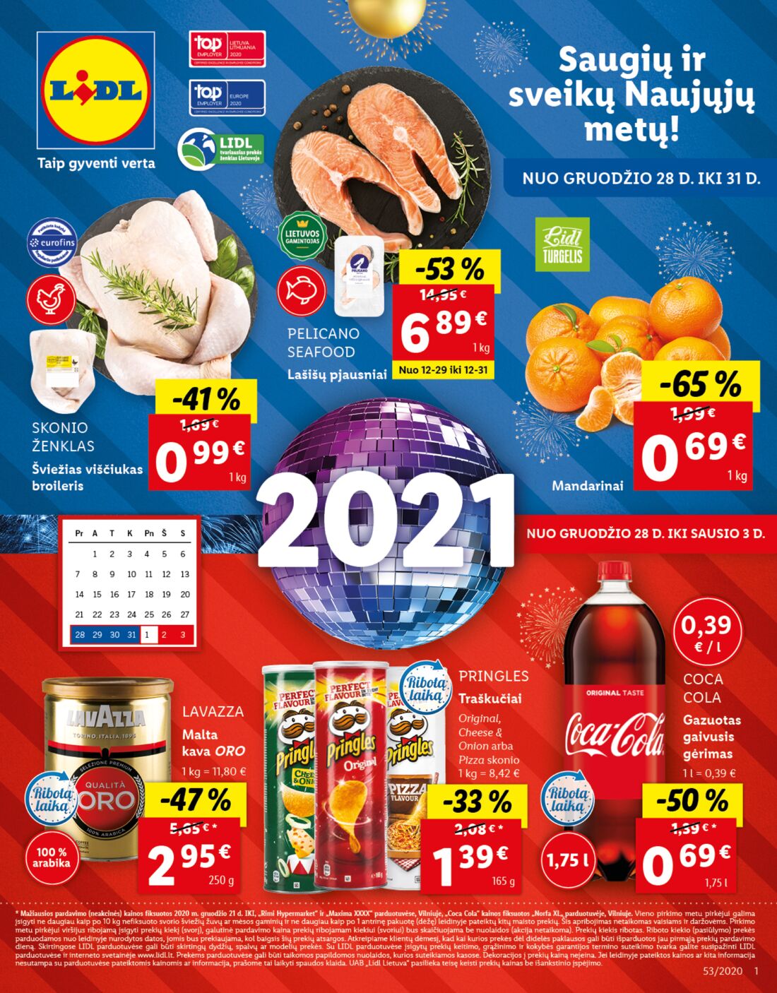 Lidl savaitinis leidinys akcijos nuo 
  2020-12-28 iki 
  2021-01-03 | Leidinukas.lt puslapis 1