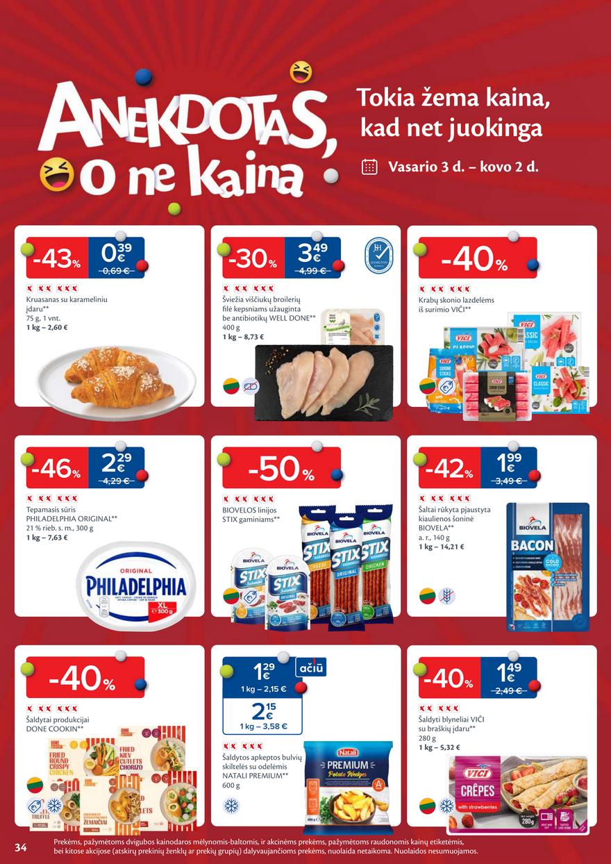 Maxima leidinys akcijos nuo 
  2026-02-10 iki 
  2026-02-16 | Leidinukas.lt puslapis 34