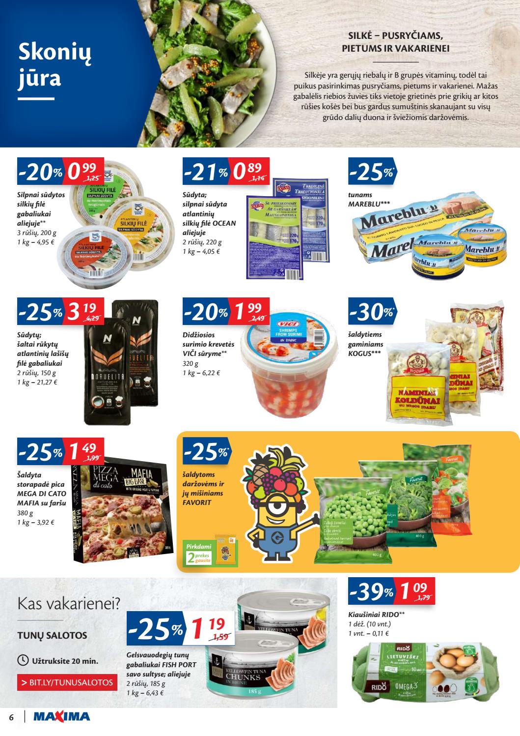 Maxima kaininis leidinys akcijos nuo 
  2019-10-15 iki 
  2019-10-21 | Leidinukas.lt puslapis 6