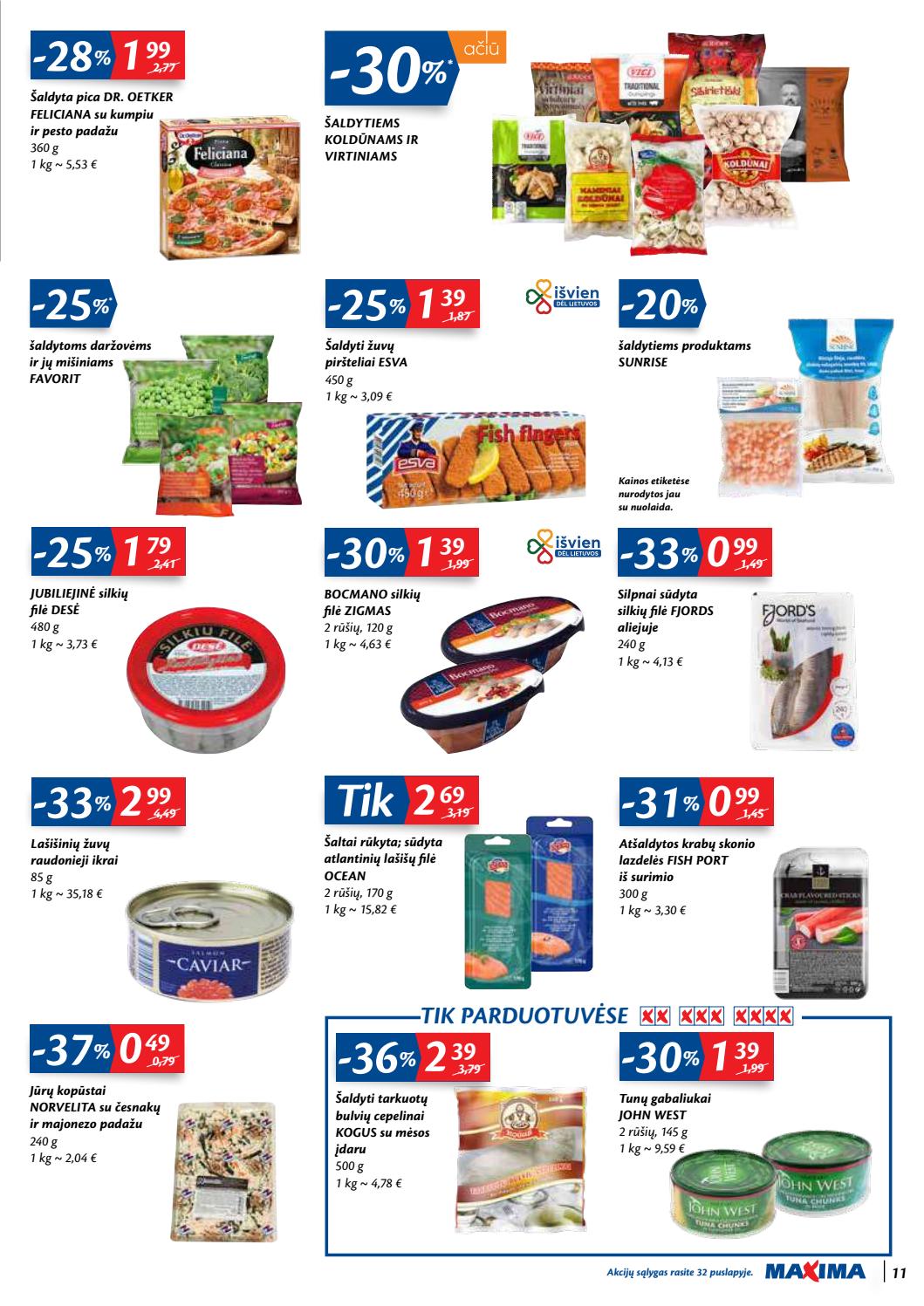Maxima kaininis leidinys akcijos nuo 
  2020-09-22 iki 
  2020-09-28 | Leidinukas.lt puslapis 11