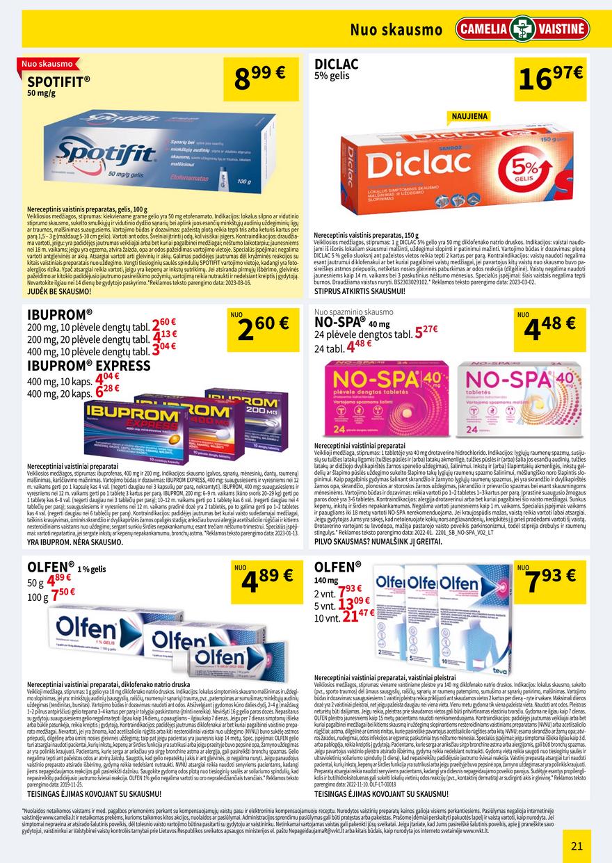 Camelia gegužės leidinys akcijos nuo 
  2023-05-01 iki 
  2023-05-31 | Leidinukas.lt puslapis 21