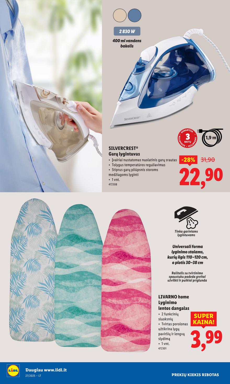 Lidl ne maisto leidinys akcijos nuo 
  2025-06-30 iki 
  2025-07-06 | Leidinukas.lt puslapis 8