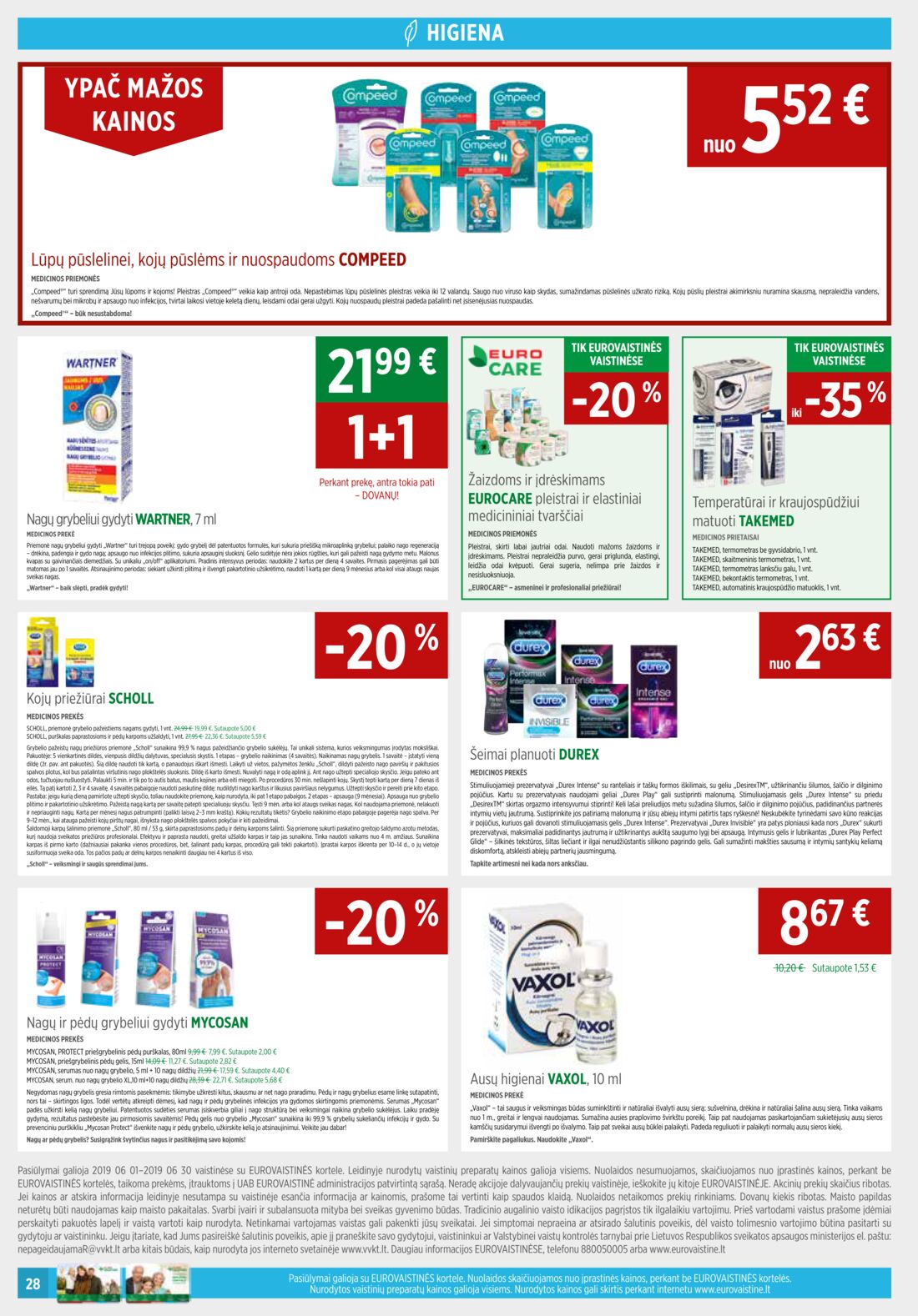 Euro vaistinė leidinys akcijos nuo 
  2019-06-01 iki 
  2019-06-30 | Leidinukas.lt puslapis 28