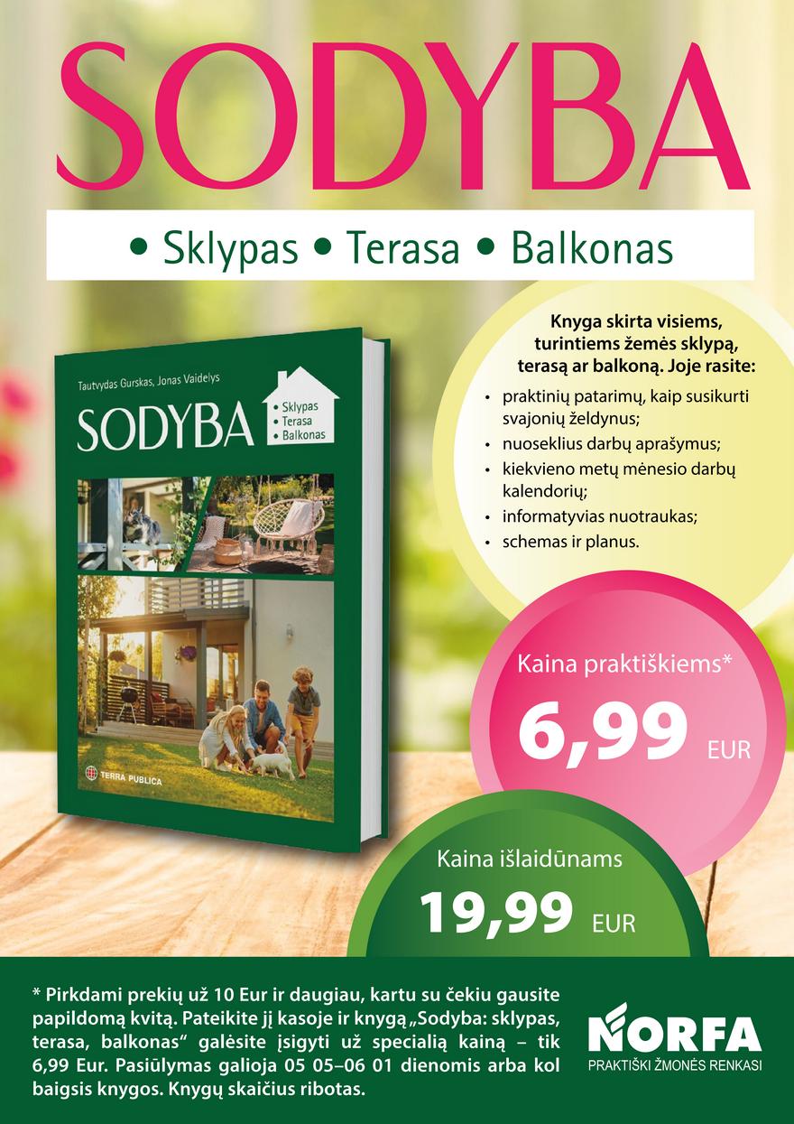 Norfos kaininis leidinys akcijos nuo
2022-05-19 iki
2022-06-01 | Leidinukas.lt puslapis 23