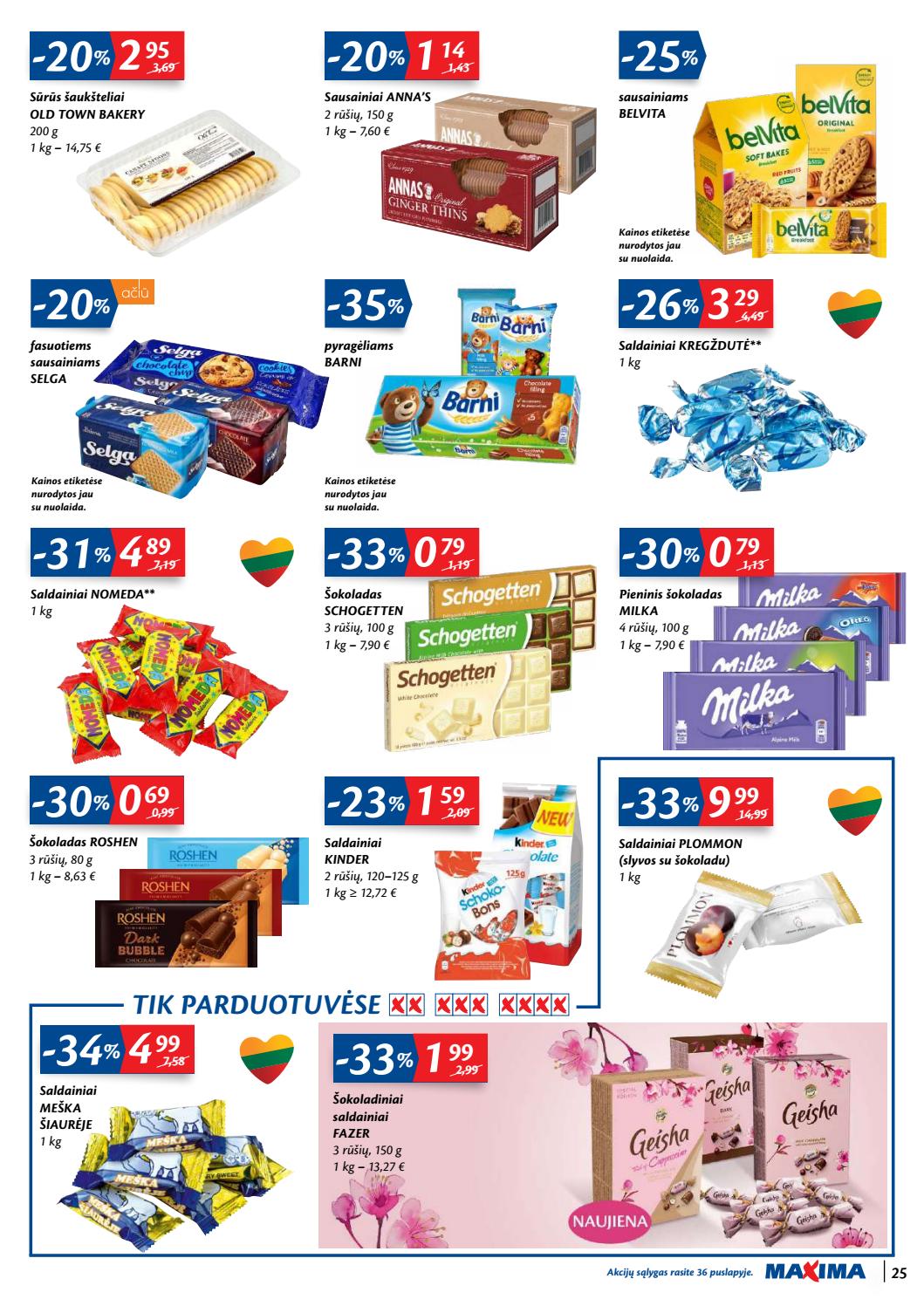 Maxima kaininis leidinys akcijos nuo 
  2020-05-19 iki 
  2020-05-25 | Leidinukas.lt puslapis 25