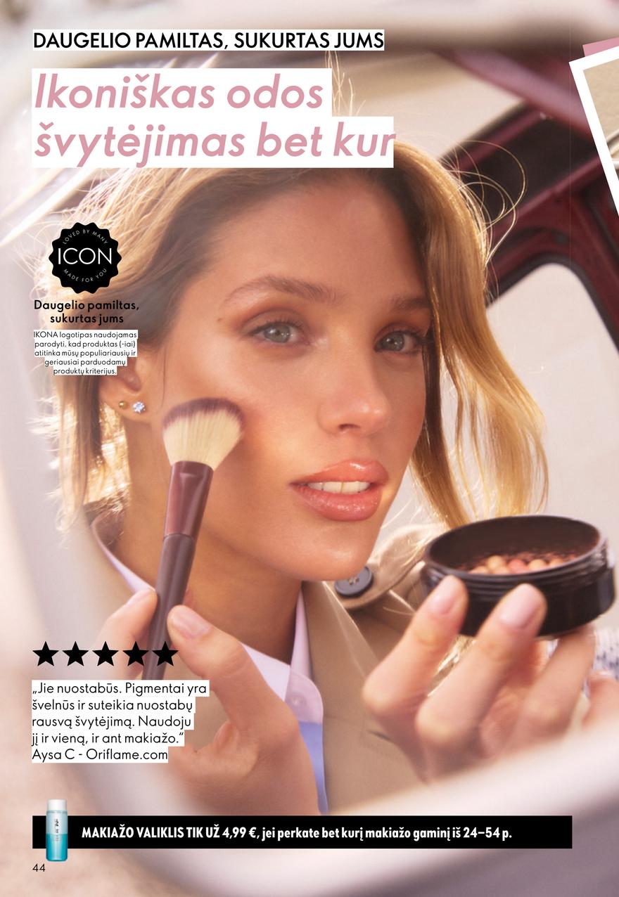 Oriflame katalogas akcijos nuo 
  2025-12-31 iki 
  2026-01-27 | Leidinukas.lt puslapis 44