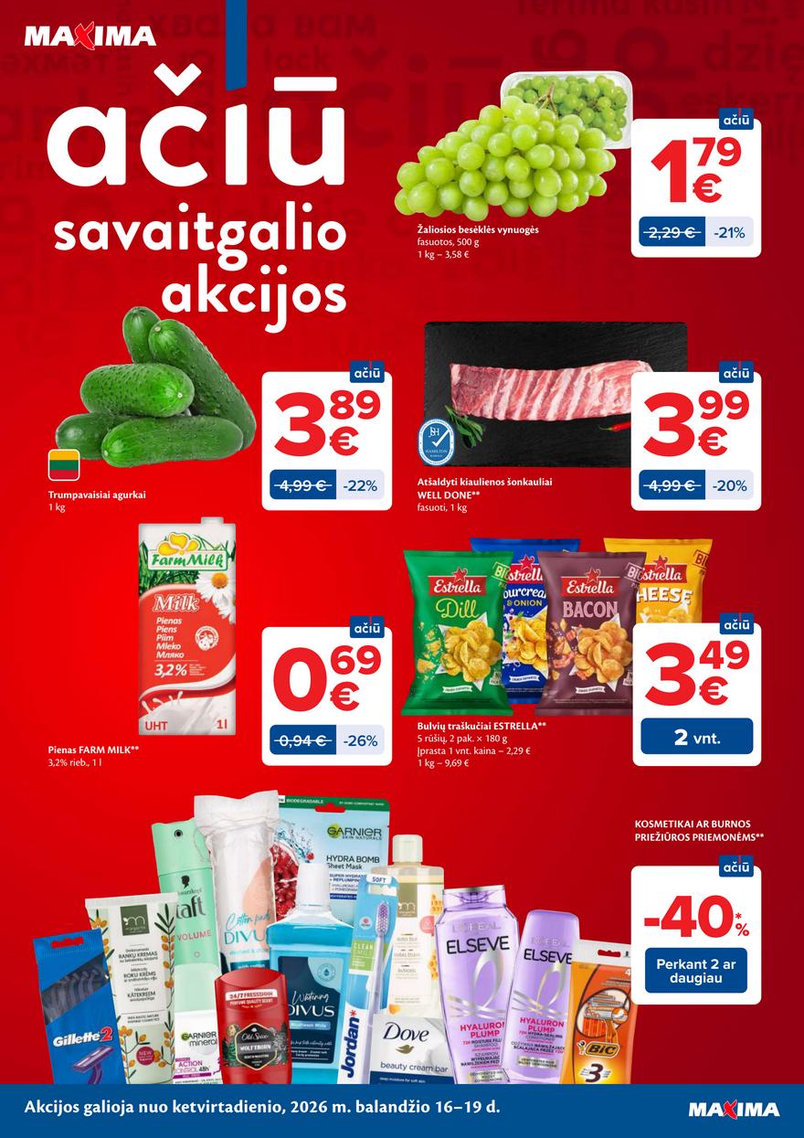 Maxima leidinys akcijos nuo 
  2026-04-14 iki 
  2026-04-20 | Leidinukas.lt puslapis 44