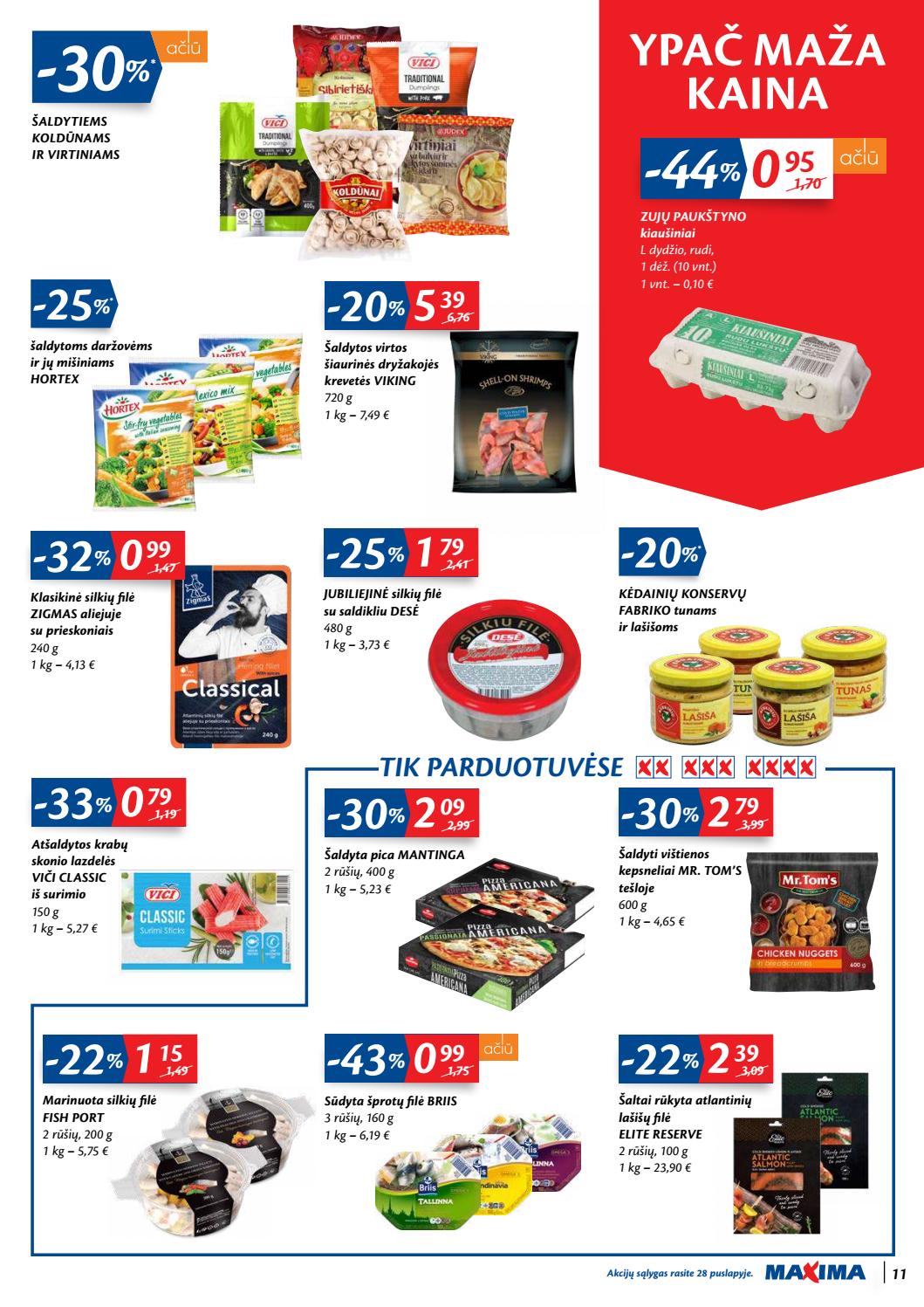 Maxima kaininis leidinys akcijos nuo 
  2020-07-21 iki 
  2020-07-27 | Leidinukas.lt puslapis 11