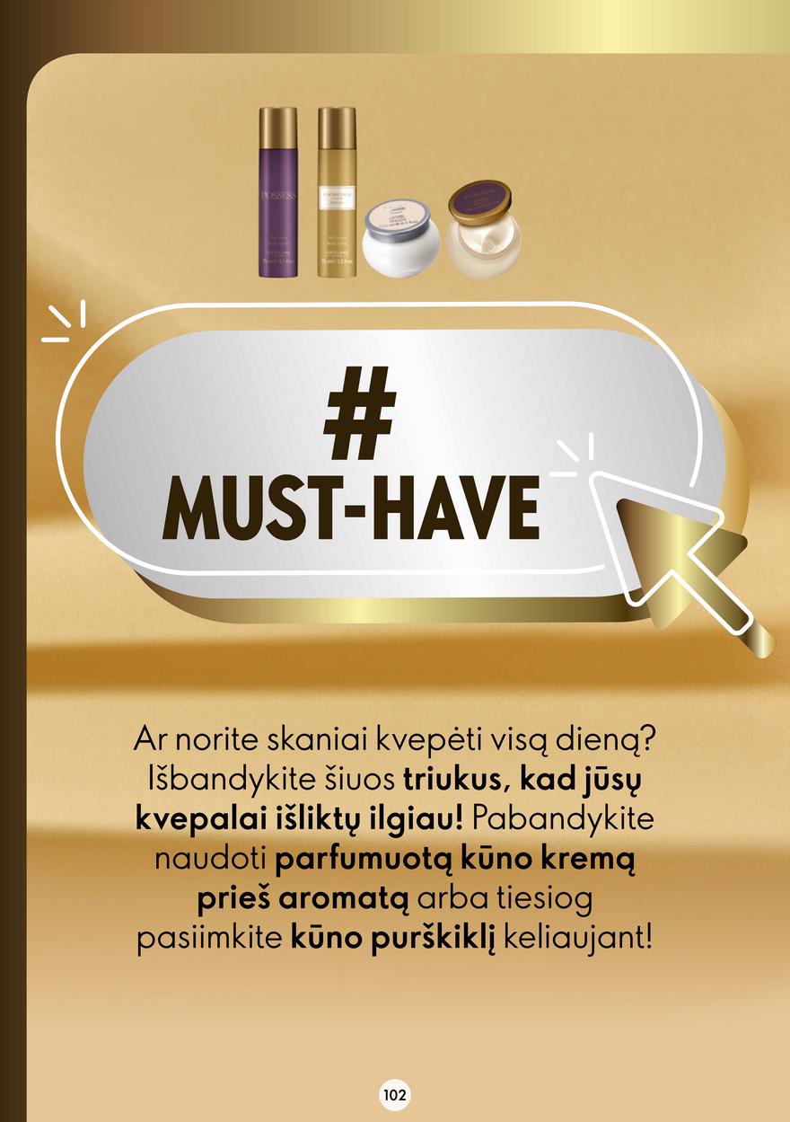 Oriflame katalogas akcijos nuo 
  2023-03-15 iki 
  2023-04-04 | Leidinukas.lt puslapis 102