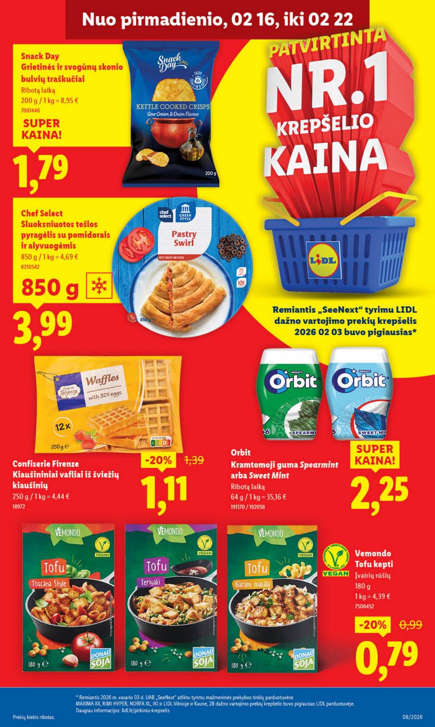 Lidl leidinys akcijos nuo 
  2026-02-16 iki 
  2026-02-22 | Leidinukas.lt puslapis 27