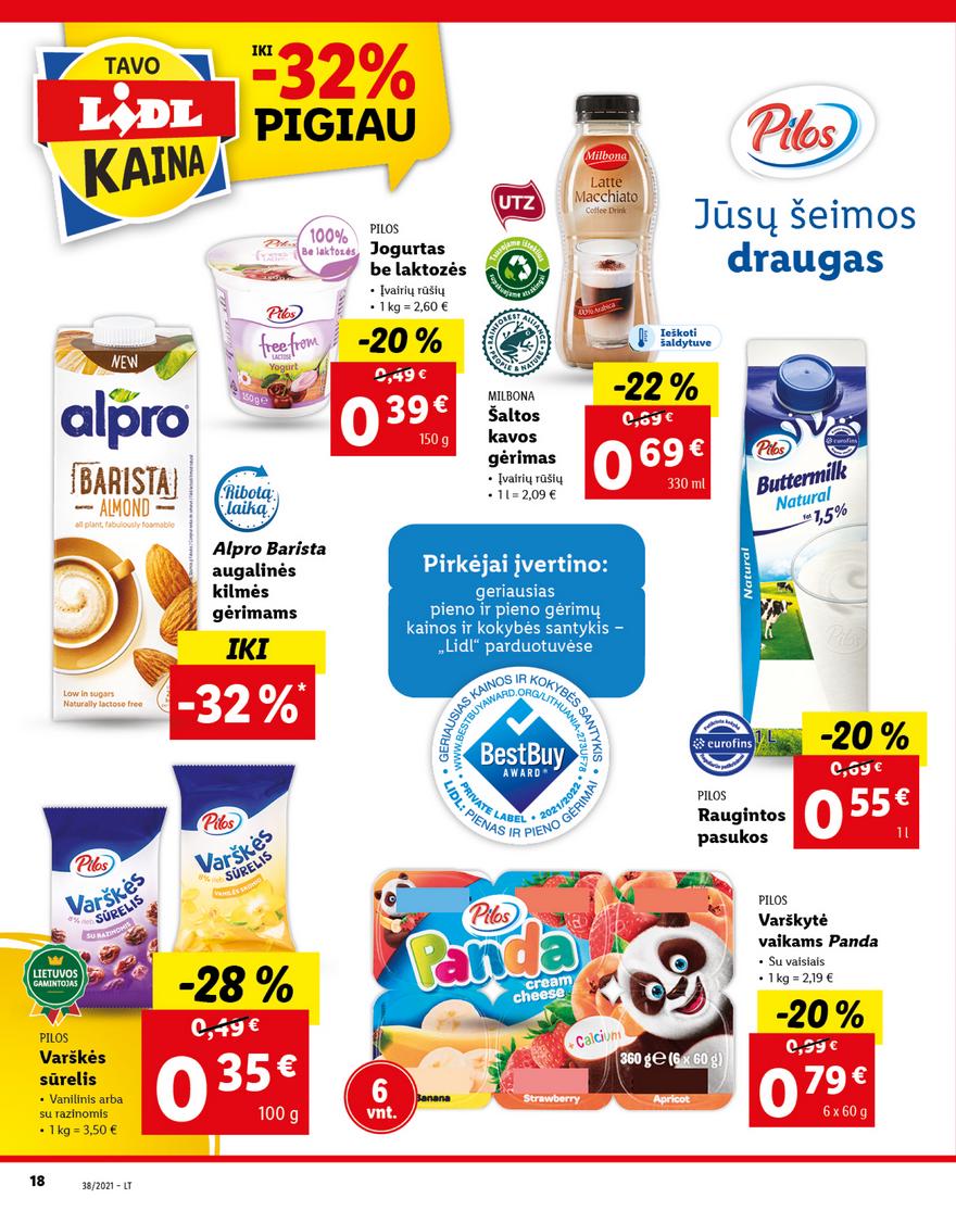 Lidl maisto prekių pasiūlymai akcijos nuo 
  2021-09-20 iki 
  2021-09-26 | Leidinukas.lt puslapis 18