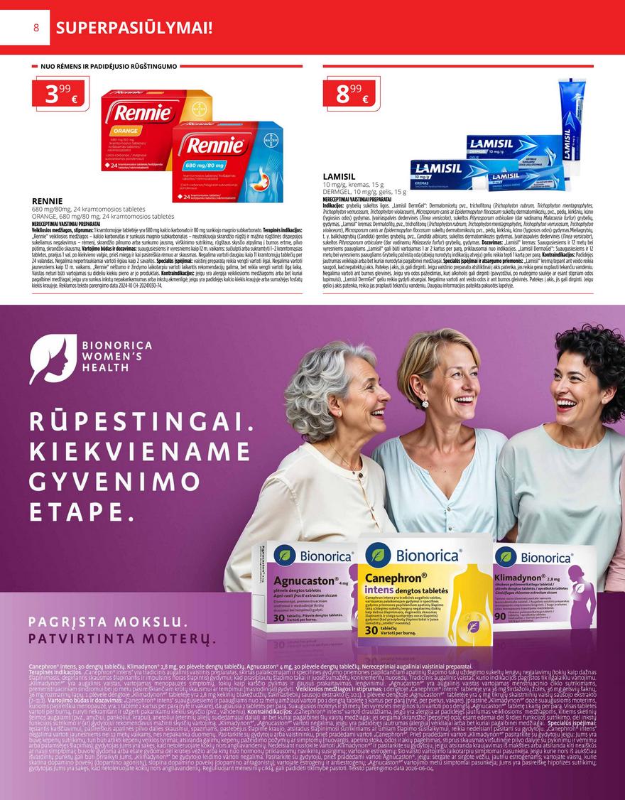 Gintarinės vaistinės leidinys akcijos nuo 
  2026-07-01 iki 
  2026-07-31 | Leidinukas.lt puslapis 8