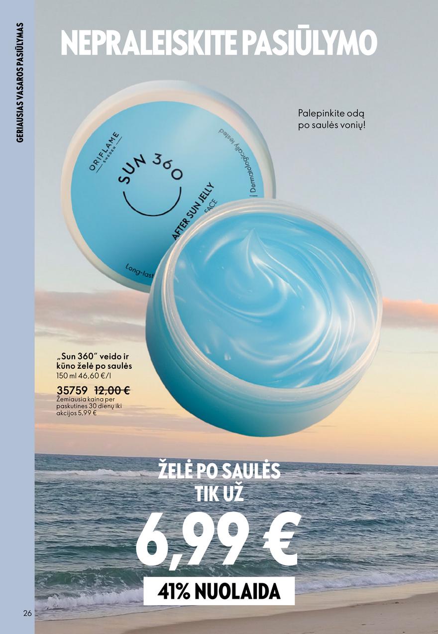 Oriflame katalogas akcijos nuo 
  2026-06-03 iki 
  2026-06-23 | Leidinukas.lt puslapis 26