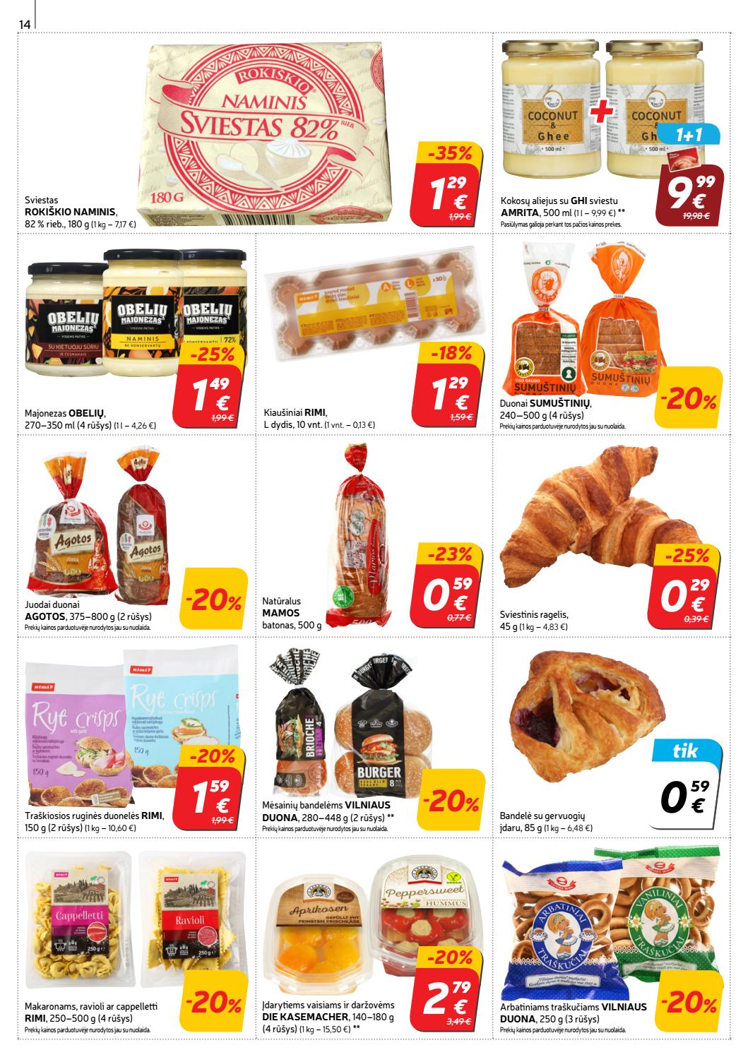 Rimi savaitinis leidinys akcijos nuo 
  2019-06-04 iki 
  2019-06-10 | Leidinukas.lt puslapis 14