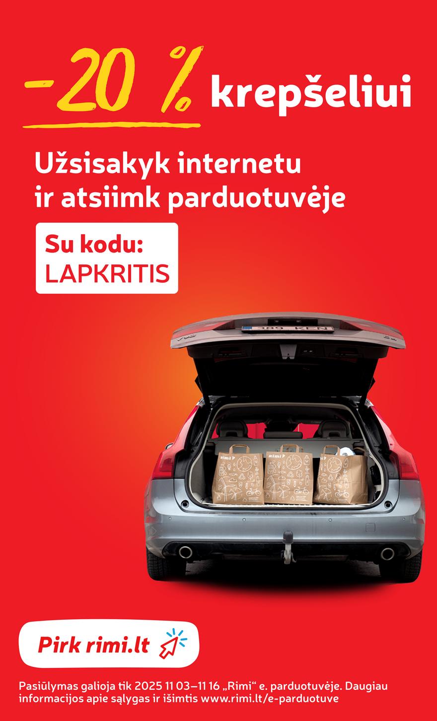 Rimi savaitinis leidinys akcijos nuo 
  2025-11-04 iki 
  2025-11-10 | Leidinukas.lt puslapis 32