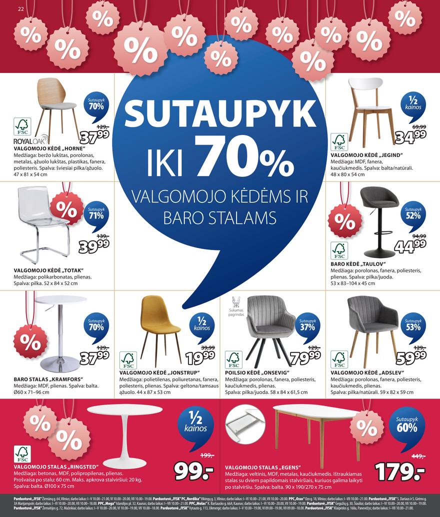 Jysk akcijų leidinys akcijos nuo 
  2025-07-01 iki 
  2025-07-14 | Leidinukas.lt puslapis 22