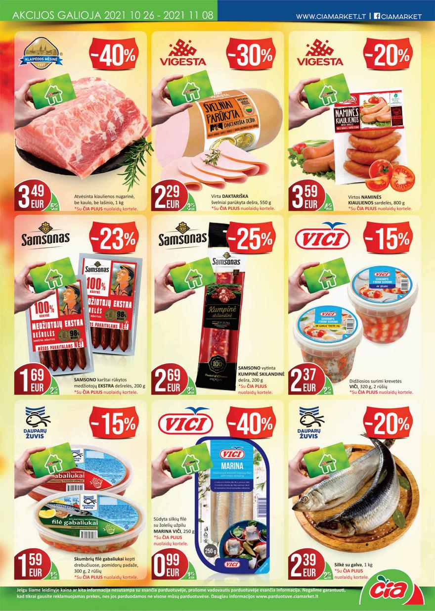 Čia market leidinys akcijos nuo 
  2021-10-26 iki 
  2021-11-08 | Leidinukas.lt puslapis 3