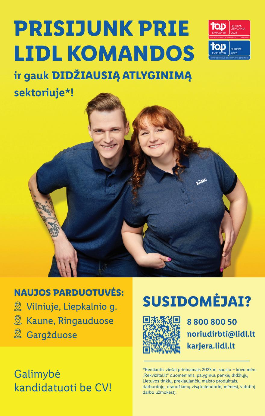 Lidl maisto prekių pasiūlymai akcijos nuo 
  2023-05-15 iki 
  2023-05-21 | Leidinukas.lt puslapis 61