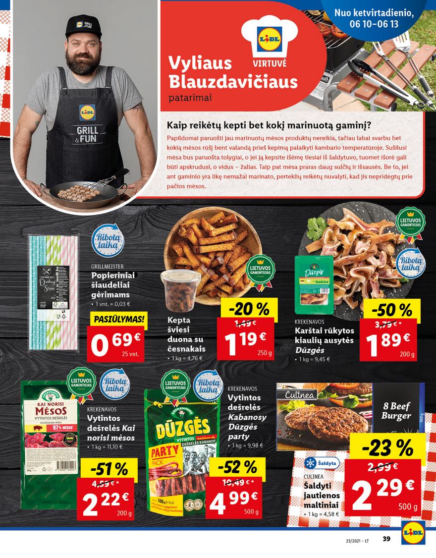 Lidl maisto prekių pasiūlymai akcijos nuo 
  2021-06-07 iki 
  2021-06-13 | Leidinukas.lt puslapis 39