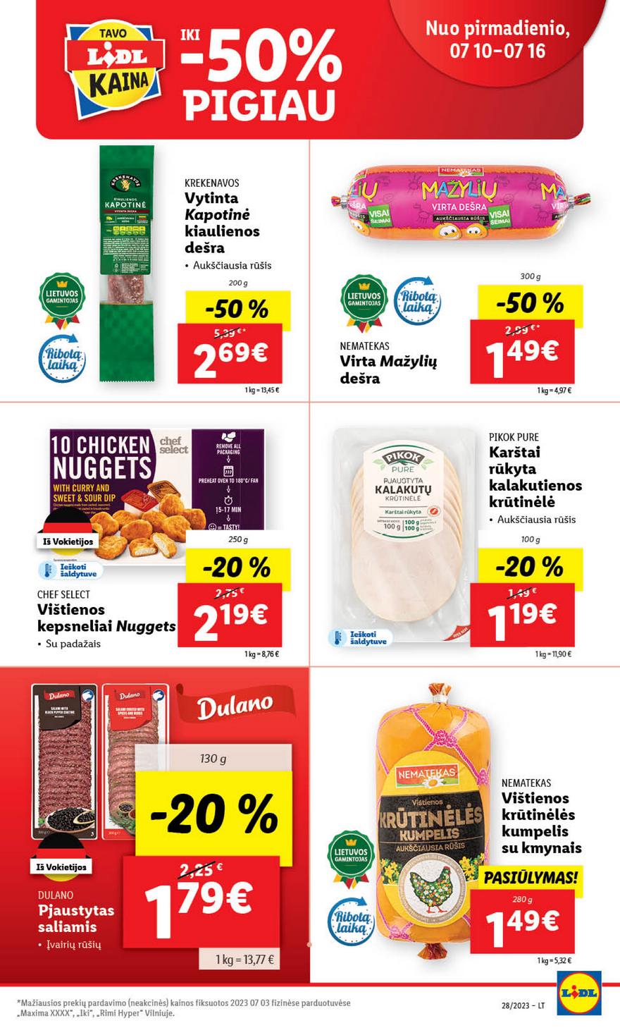 Lidl pasiūlymai akcijos nuo 
  2023-07-10 iki 
  2023-07-16 | Leidinukas.lt puslapis 20