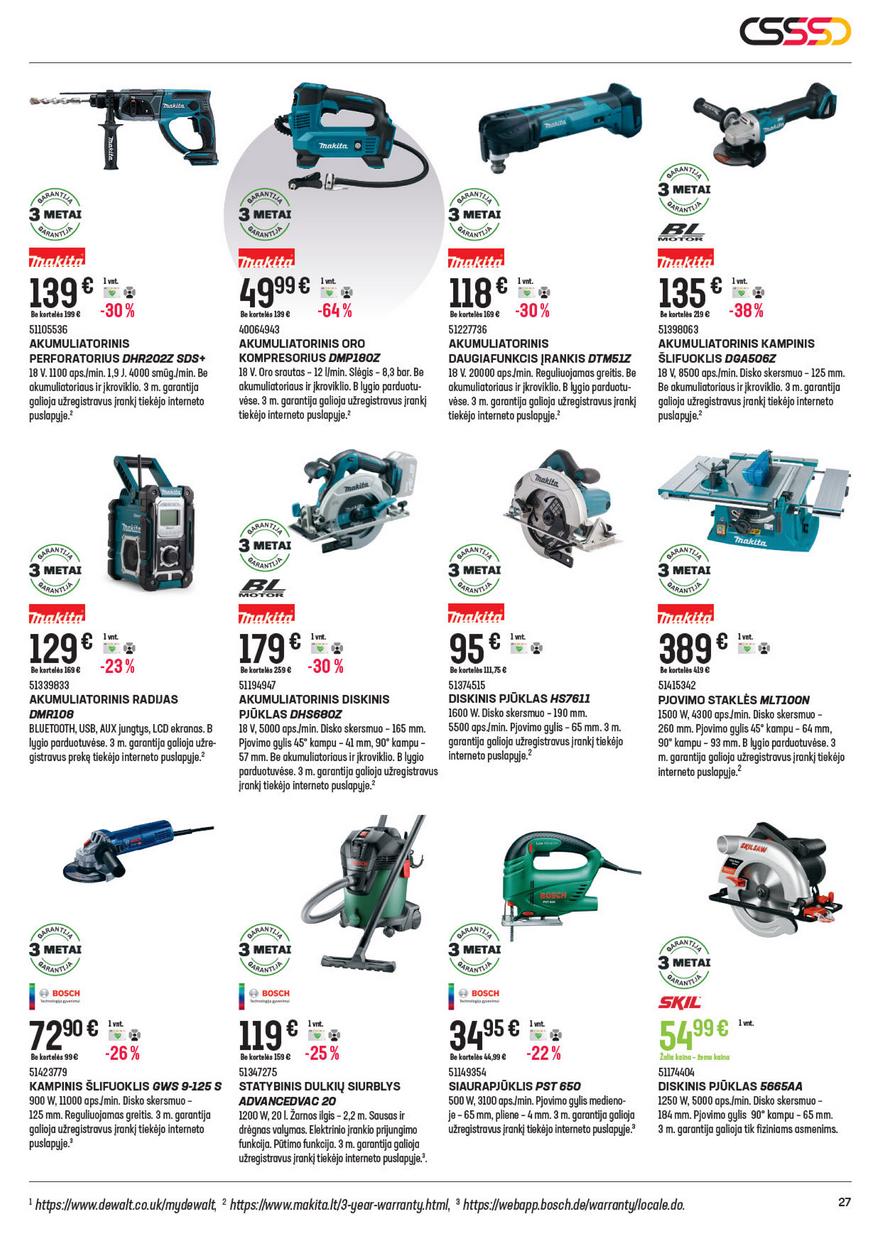 Senukai leidinys akcijos nuo 
  2021-07-14 iki 
  2021-08-03 | Leidinukas.lt puslapis 27