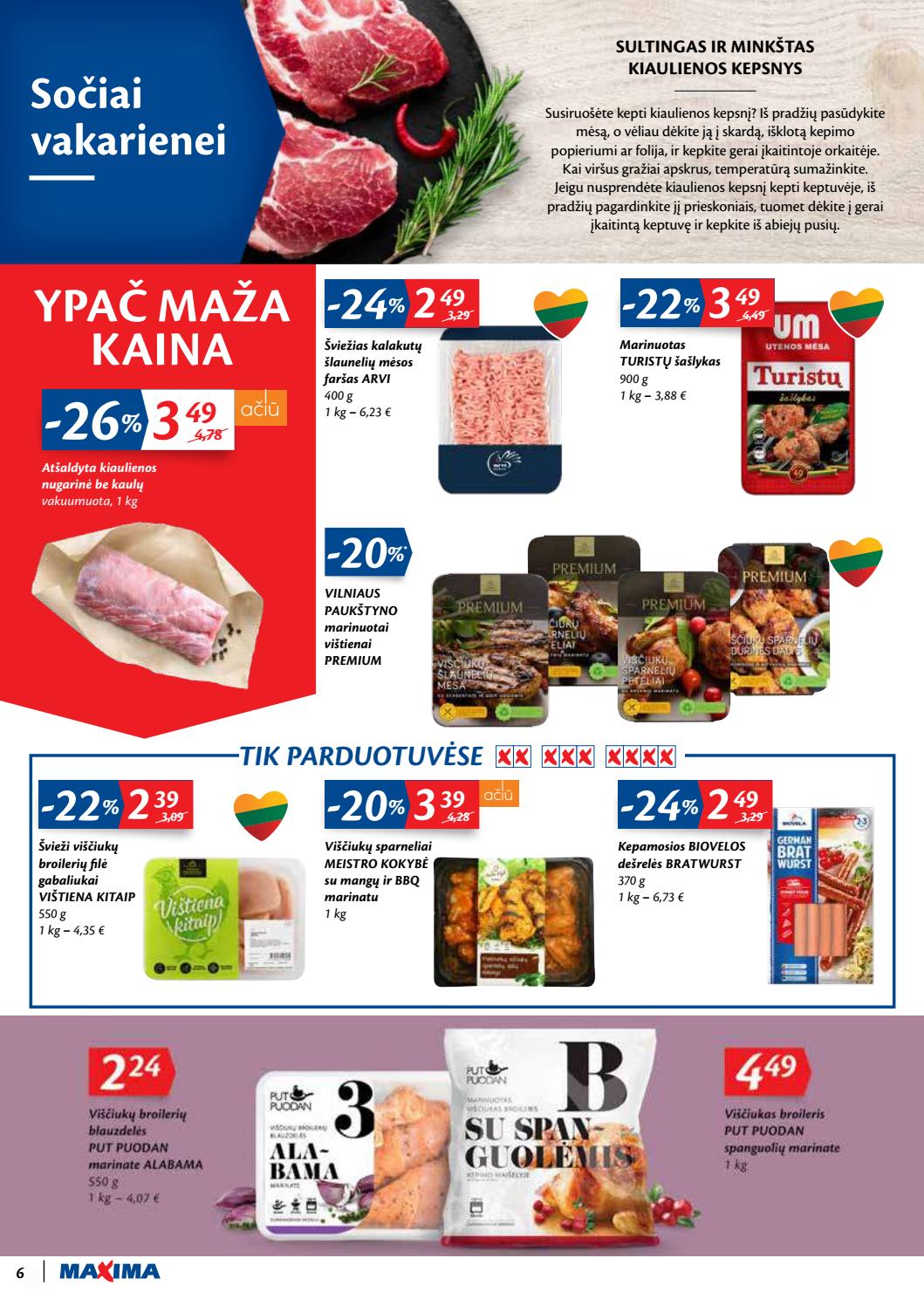 Maxima kaininis leidinys akcijos nuo 
  2020-06-09 iki 
  2020-06-15 | Leidinukas.lt puslapis 6