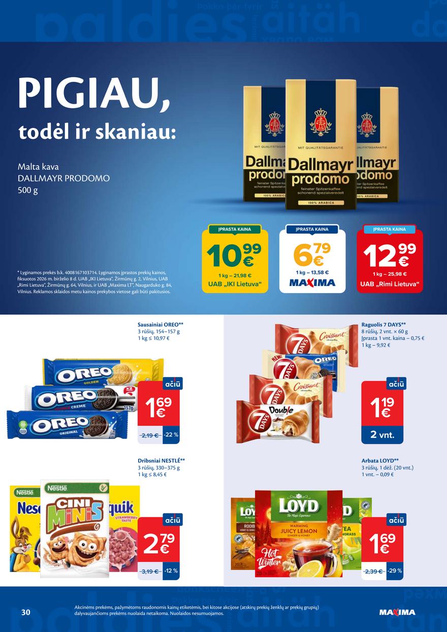 Maxima leidinys akcijos nuo 
  2026-06-16 iki 
  2026-06-22 | Leidinukas.lt puslapis 30
