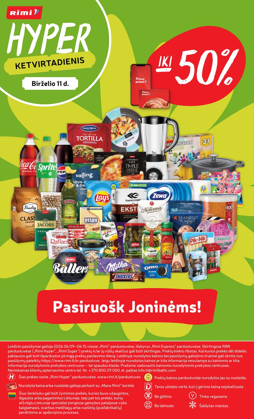 Rimi leidinys akcijos nuo 
  2026-06-09 iki 
  2026-06-15 | Leidinukas.lt puslapis 38