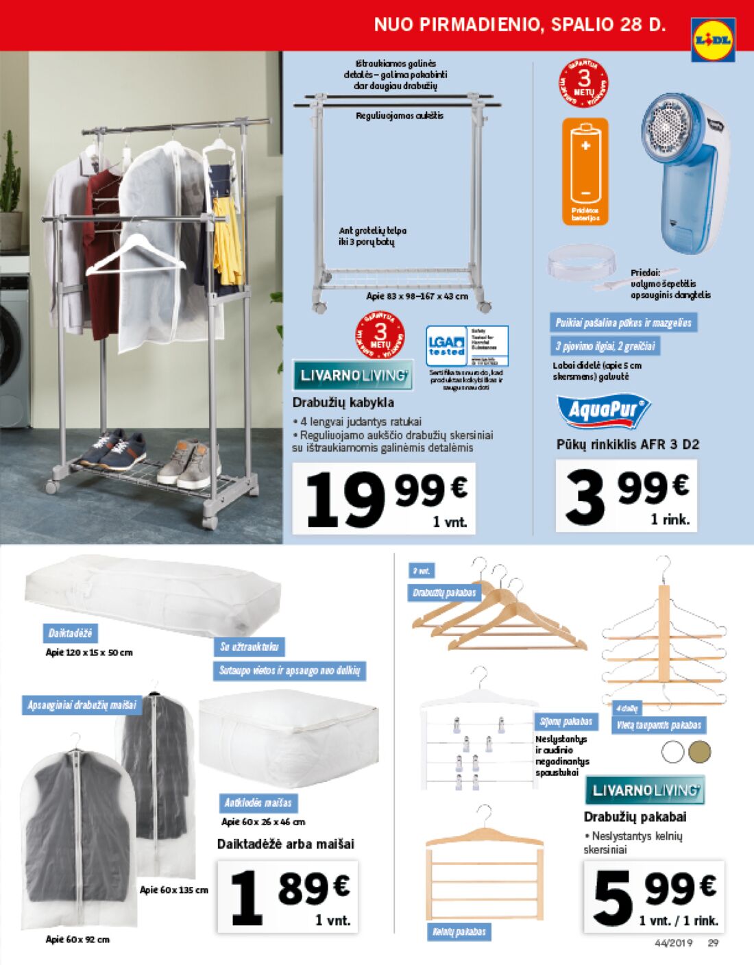Lidl savaitinis leidinys akcijos nuo 
  2019-10-28 iki 
  2019-11-03 | Leidinukas.lt puslapis 29