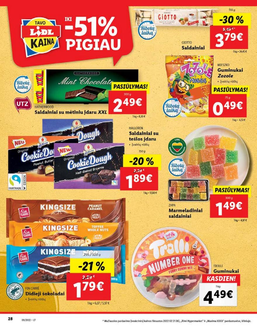 Ldil maisto leidinys akcijos nuo 
  2022-02-28 iki 
  2022-03-06 | Leidinukas.lt puslapis 28