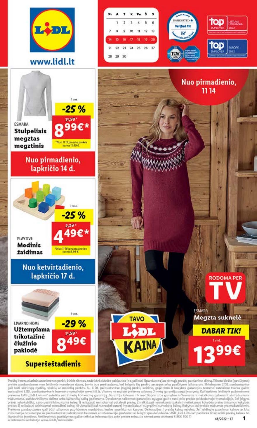 Ldil ne maisto prekių pasiūlymai akcijos nuo 
  2022-11-14 iki 
  2022-11-20 | Leidinukas.lt puslapis 1