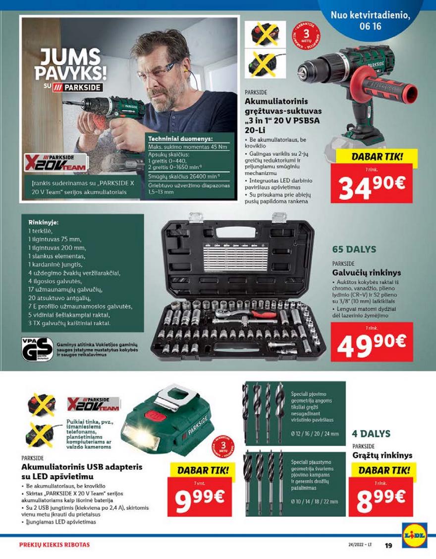 Ldil ne maisto leidinys akcijos nuo 
  2022-06-13 iki 
  2022-06-19 | Leidinukas.lt puslapis 19