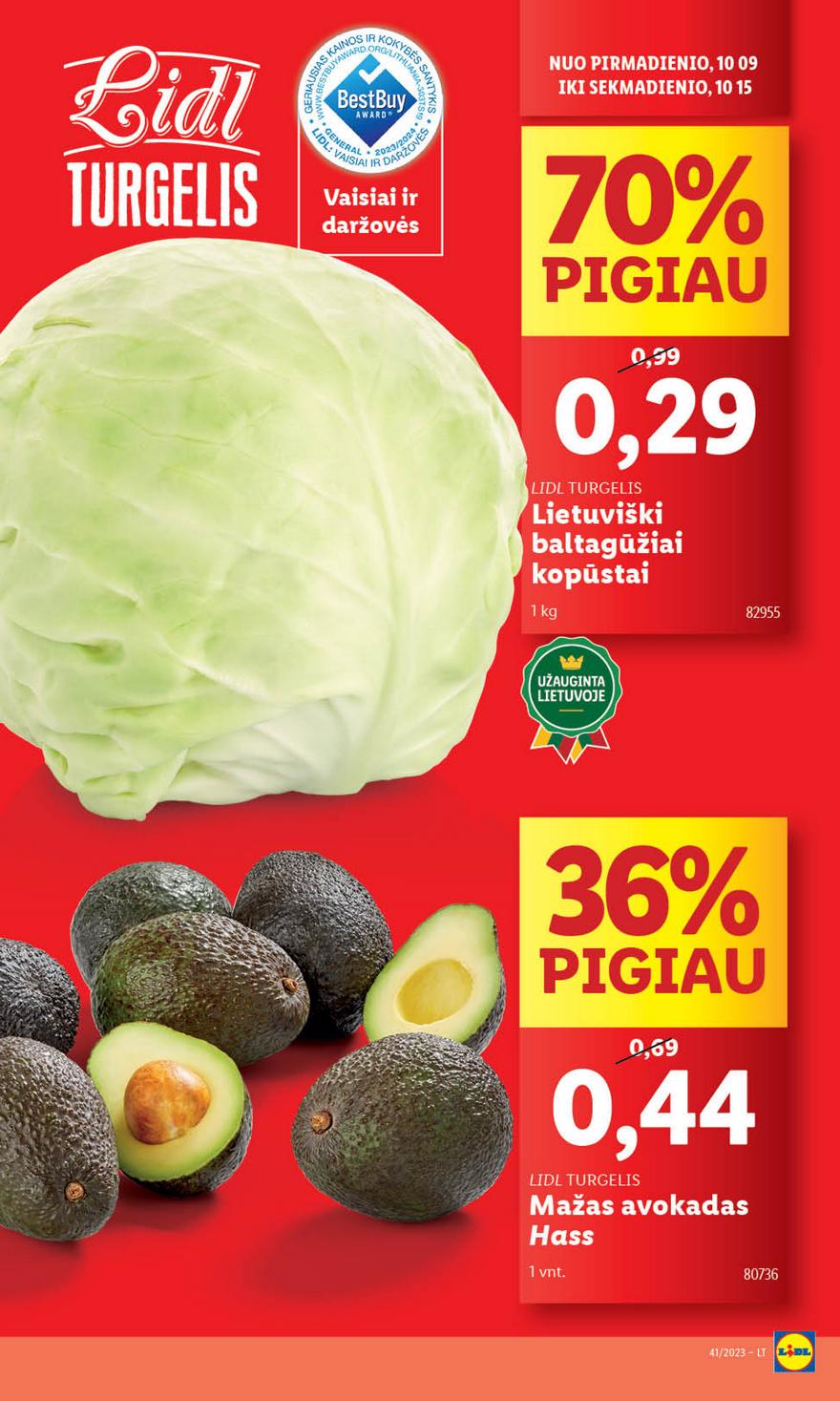 Lidl pasiūlymai akcijos nuo 
  2023-10-09 iki 
  2023-10-15 | Leidinukas.lt puslapis 13