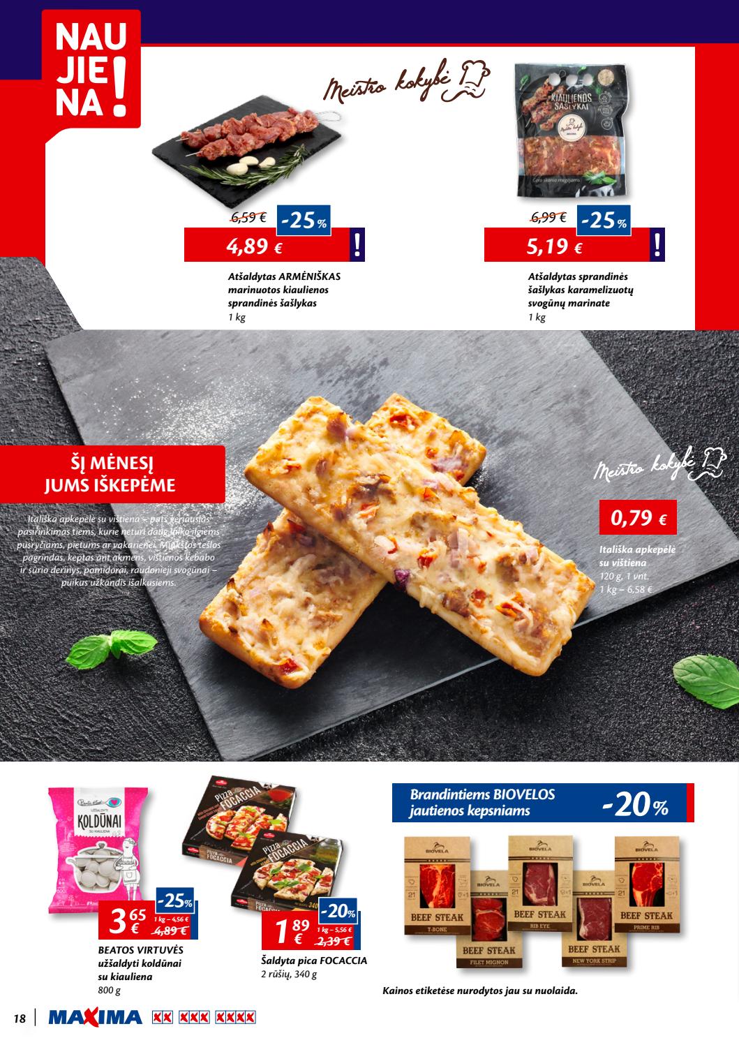 Maxima kaininis leidinys akcijos nuo 
  2019-07-19 iki 
  2019-07-31 | Leidinukas.lt puslapis 18