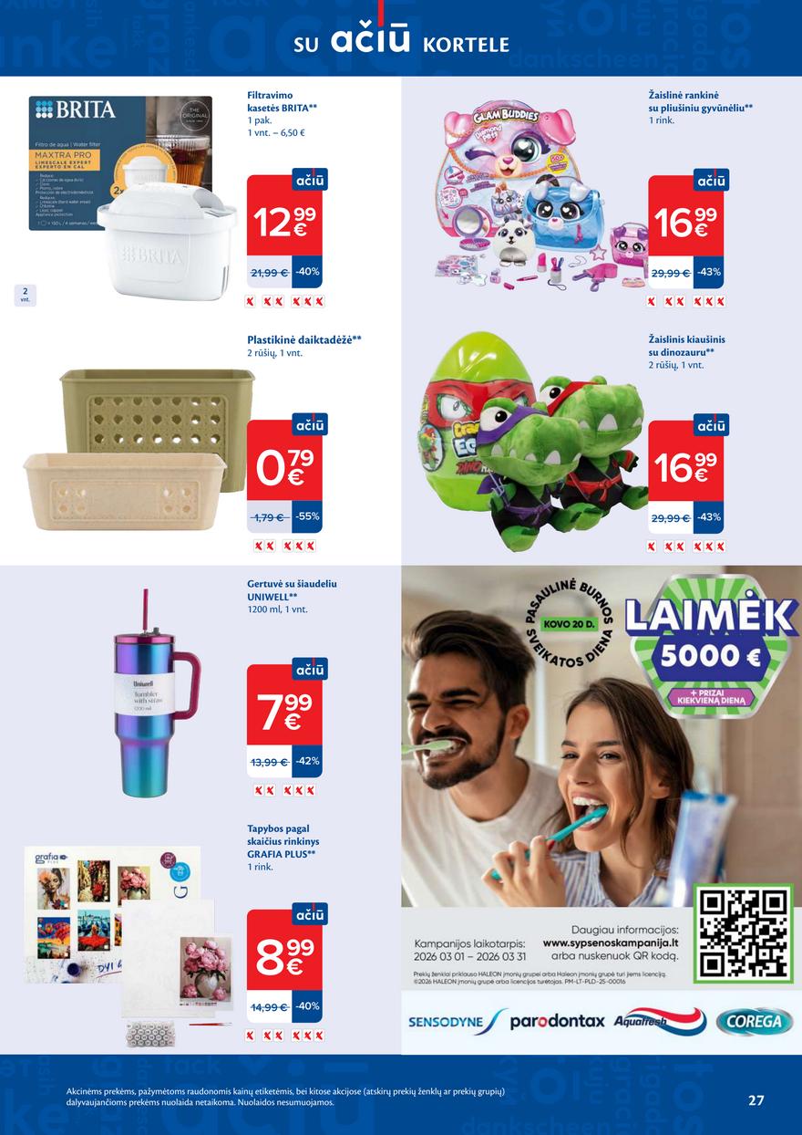 Maxima leidinys akcijos nuo 
  2026-03-03 iki 
  2026-03-09 | Leidinukas.lt puslapis 27
