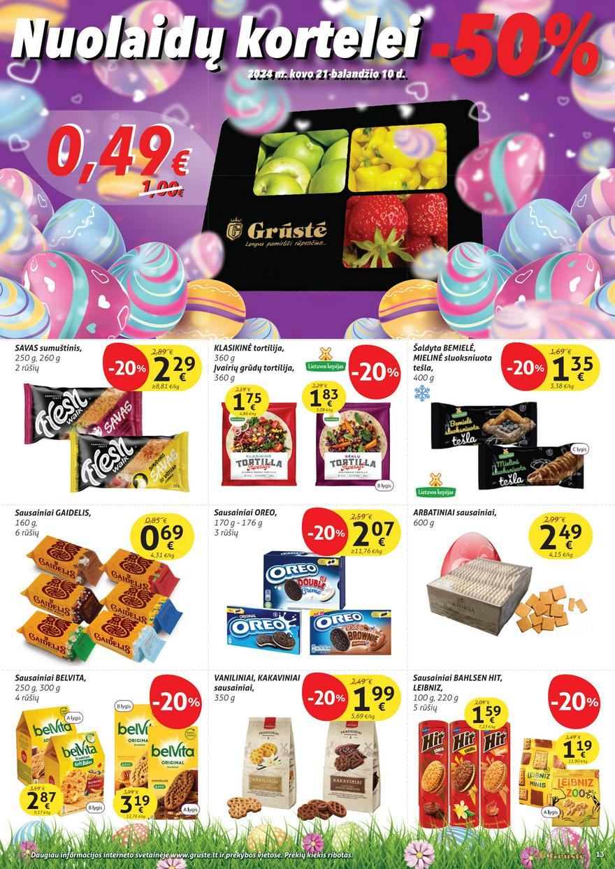 Grūstės leidinys akcijos nuo 
  2024-03-21 iki 
  2024-04-10 | Leidinukas.lt puslapis 13