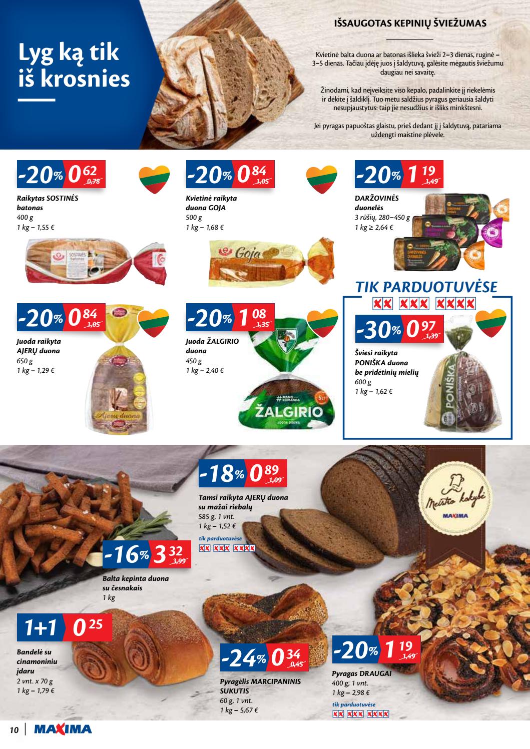 Maxima kaininis leidinys akcijos nuo 
  2020-07-28 iki 
  2020-08-03 | Leidinukas.lt puslapis 10