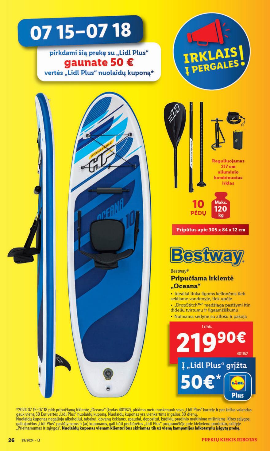Lidl ne maisto leidinys akcijos nuo 
  2024-07-15 iki 
  2024-07-21 | Leidinukas.lt puslapis 26
