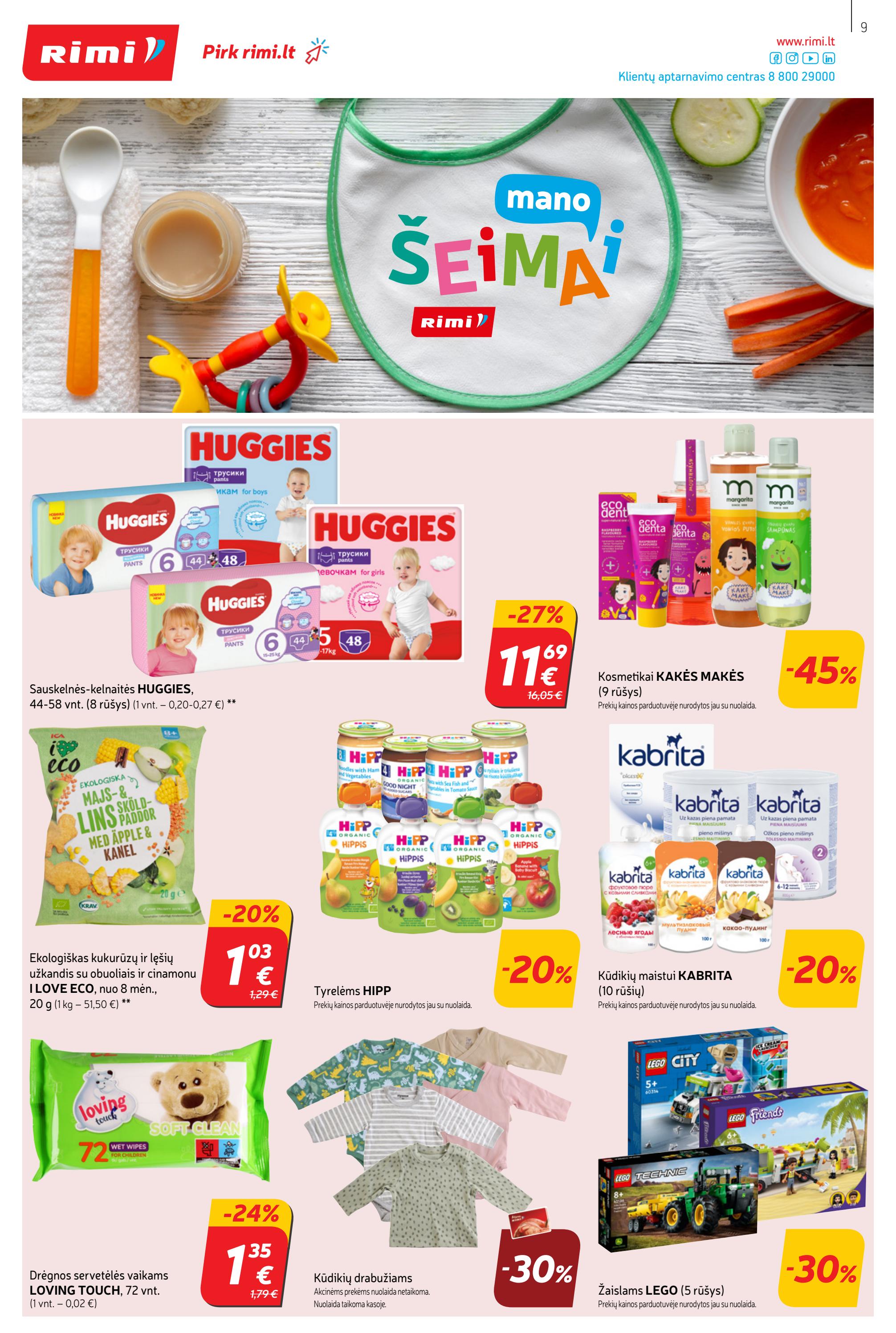 Rimi savaitinis leidinys akcijos nuo 
  2022-08-30 iki 
  2022-09-05 | Leidinukas.lt puslapis 9