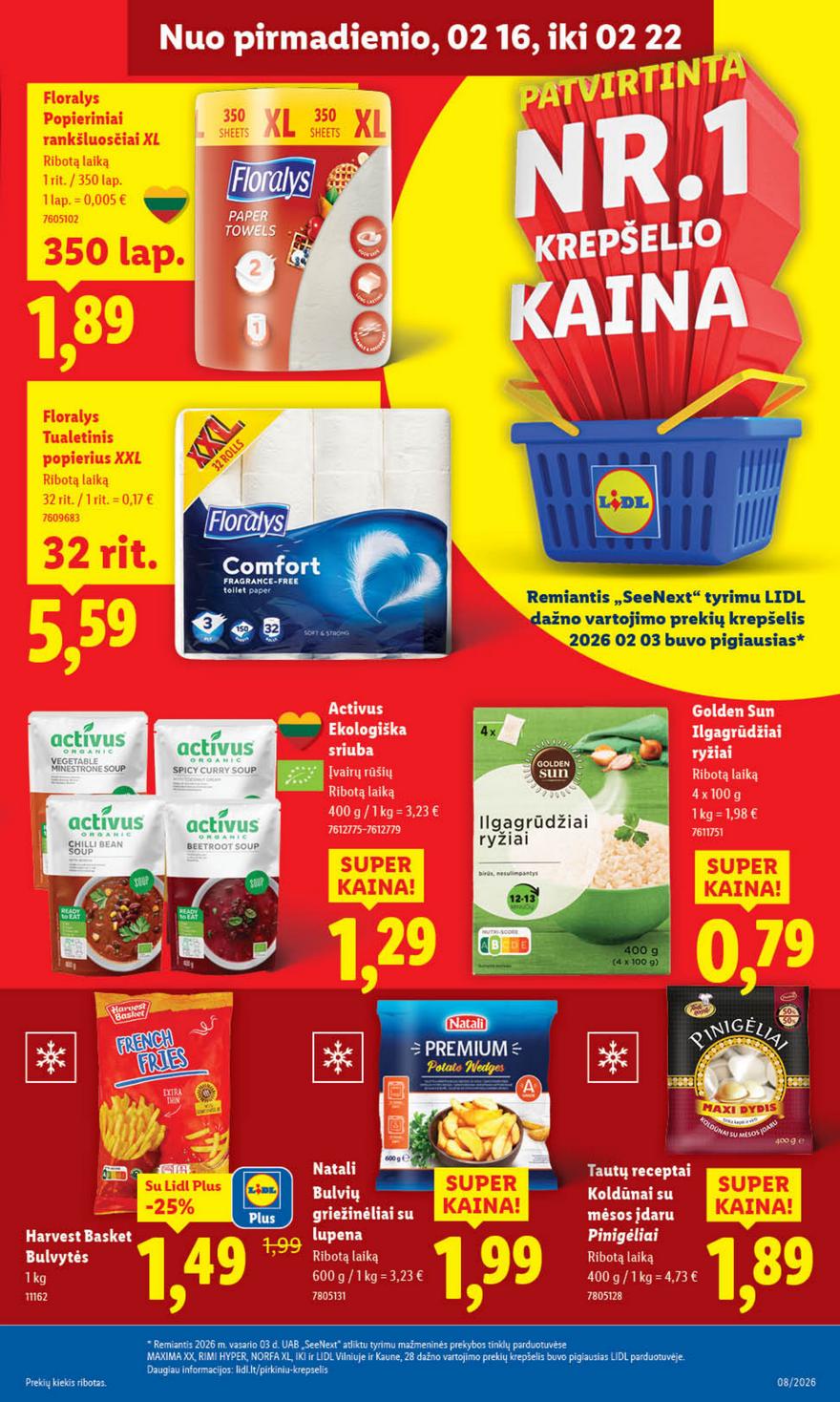 Lidl leidinys akcijos nuo 
  2026-02-16 iki 
  2026-02-22 | Leidinukas.lt puslapis 23